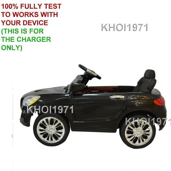 8-FT AC Adapter Charger for Kids Ride-On Car with Remote Control Black TY557898 - Image 4