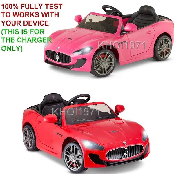 8 FT AC Charger Adapter for KT1252TR Kid Trax Maserati Gran Turismo MC Stradale Toy Vehicle - Image 2