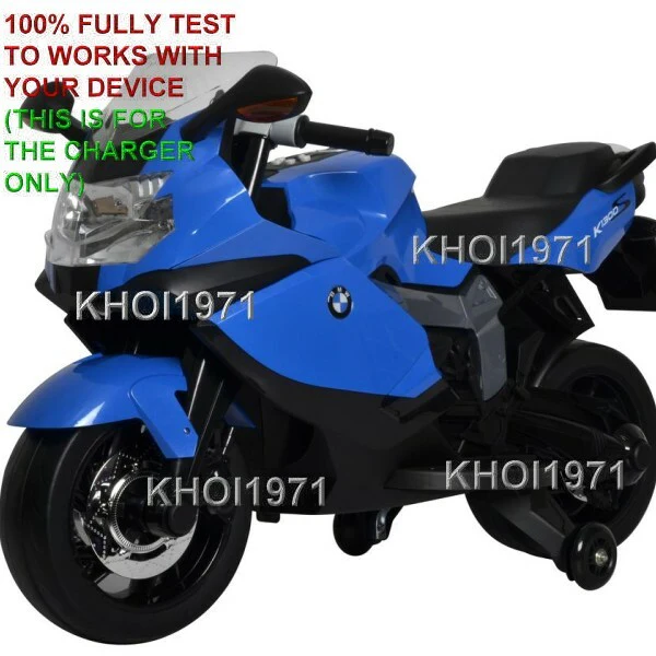 8 ft Wall AC Charger Adapter for Blue BMW K1300S Motorcycle Ride-On 12V Battery - Image 2