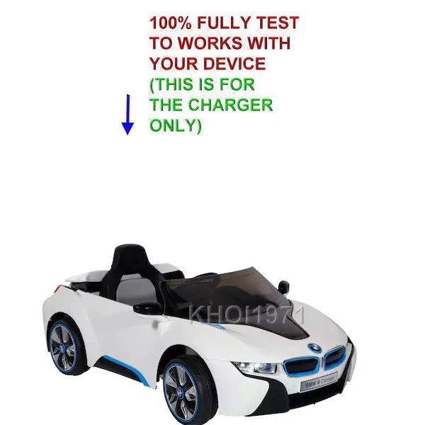 8-Foot Wall Charger AC Adapter for White BMW i8 Concept Ride-On 6V Battery - Image 2