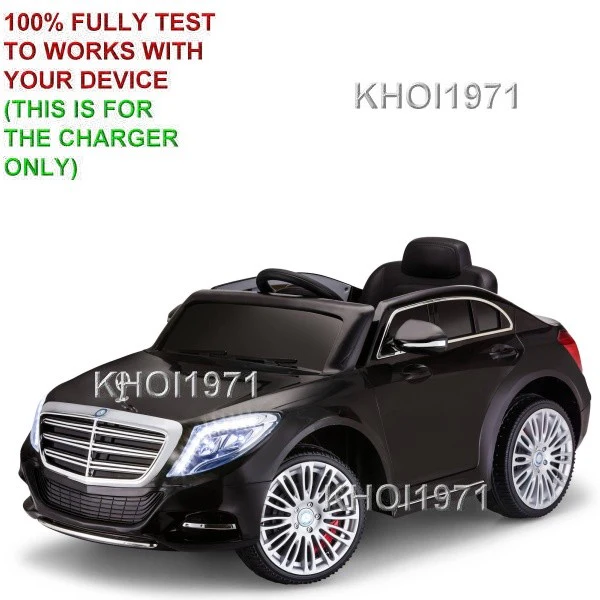 Black AC Charger Adapter for KidTrax Mercedes Benz S600 KT1254SC Ride-On Wheel Toy - Image 2