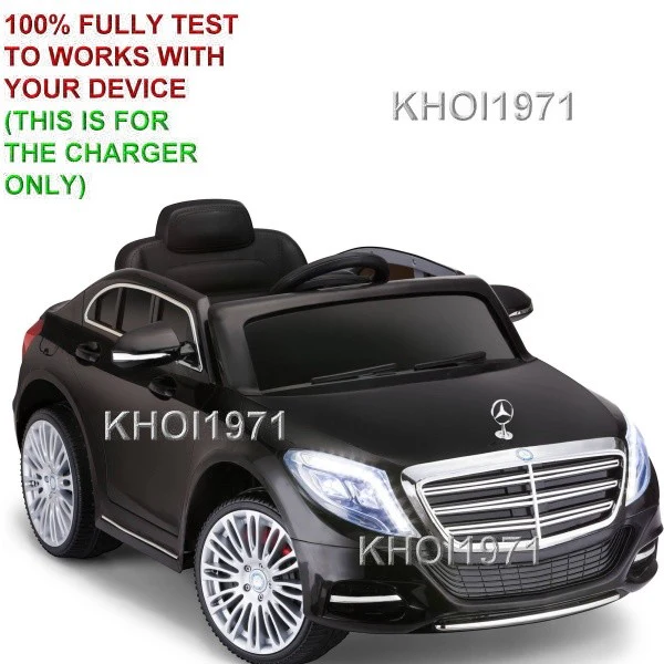 Black AC Charger Adapter for KidTrax Mercedes Benz S600 KT1254SC Ride-On Wheel Toy - Image 3