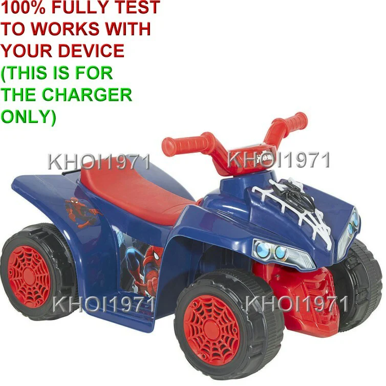 AC Wall Charger Adapter for 6V Illuminated Spider-Man Quad Ride-On Vehicle - Image 2