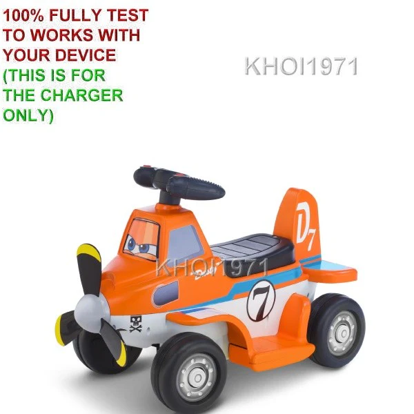 AC Wall Charger Adapter for Kid Trax Disney Planes Dusty Quad Battery Ride-On Toy - Image 2