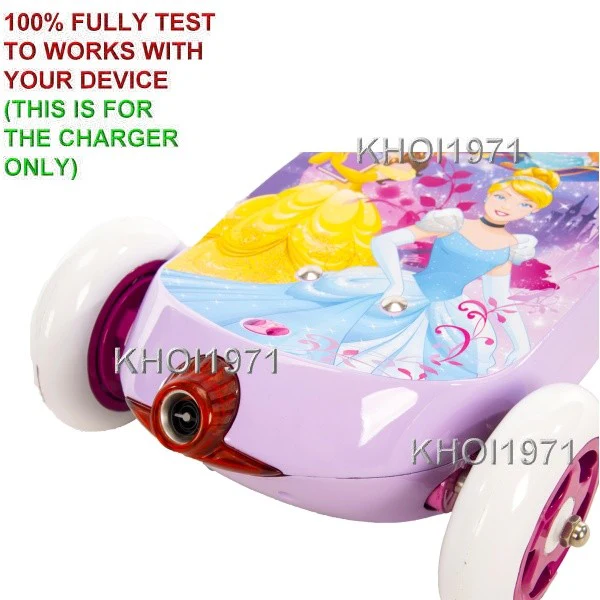 AC Charger Adapter for Disney Princess Electric Bubble Scooter Model 18017 - Image 3