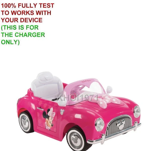 8FT Wall Charger AC Adapter for Minnie Mouse Ride-On Toy Pink - Image 2
