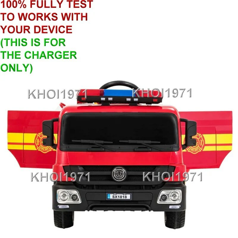 12V AC Wall Charger Adapter for Blazin Wheels Fire Truck Ride-On Battery - Image 5