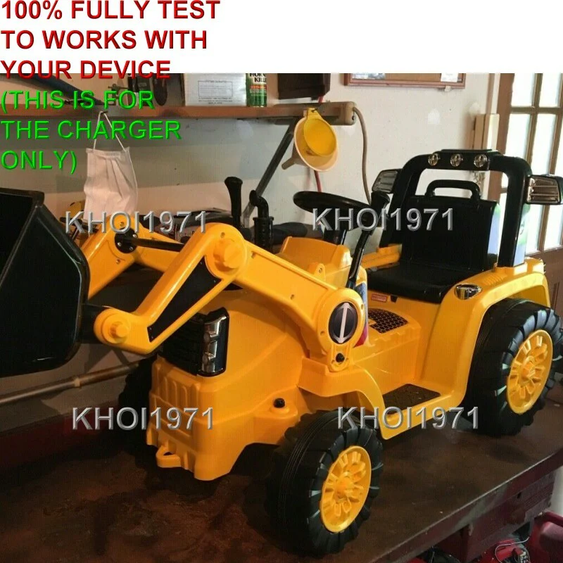 8FT Wall Charger AC Adapter for KT1092WM KidTrax CAT Bulldozer Tractor Ride-On - Image 2