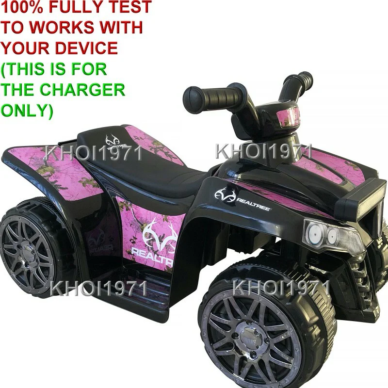 8FT Wall Charger AC Adapter for Pink Camo 6V Ride-On Toy - Image 2