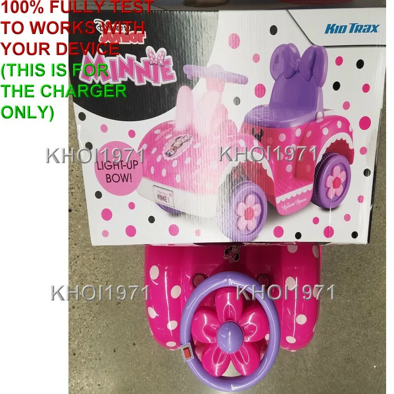 AC Wall Charger Adapter for KT1268WM Disney Minnie Mouse Quad Ride-On Toy - Image 5
