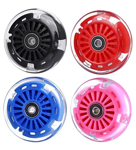 90mm Pink Polyurethane Replacement Wheels Set for Wiggle Car PlasmaCar Upgrades - Image 5