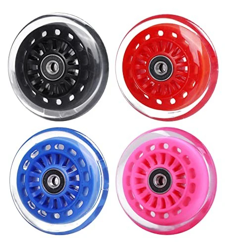 90mm Pink Polyurethane Replacement Wheels Set for Wiggle Car PlasmaCar Upgrades - Image 6