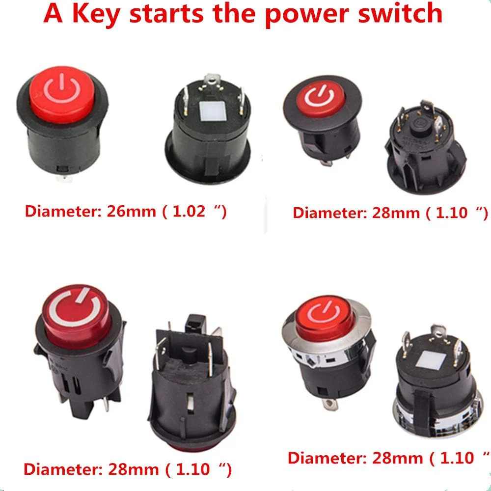 Key Start Power Switch Button Accessory for Kids' Powered Ride-On Toys - Image 3