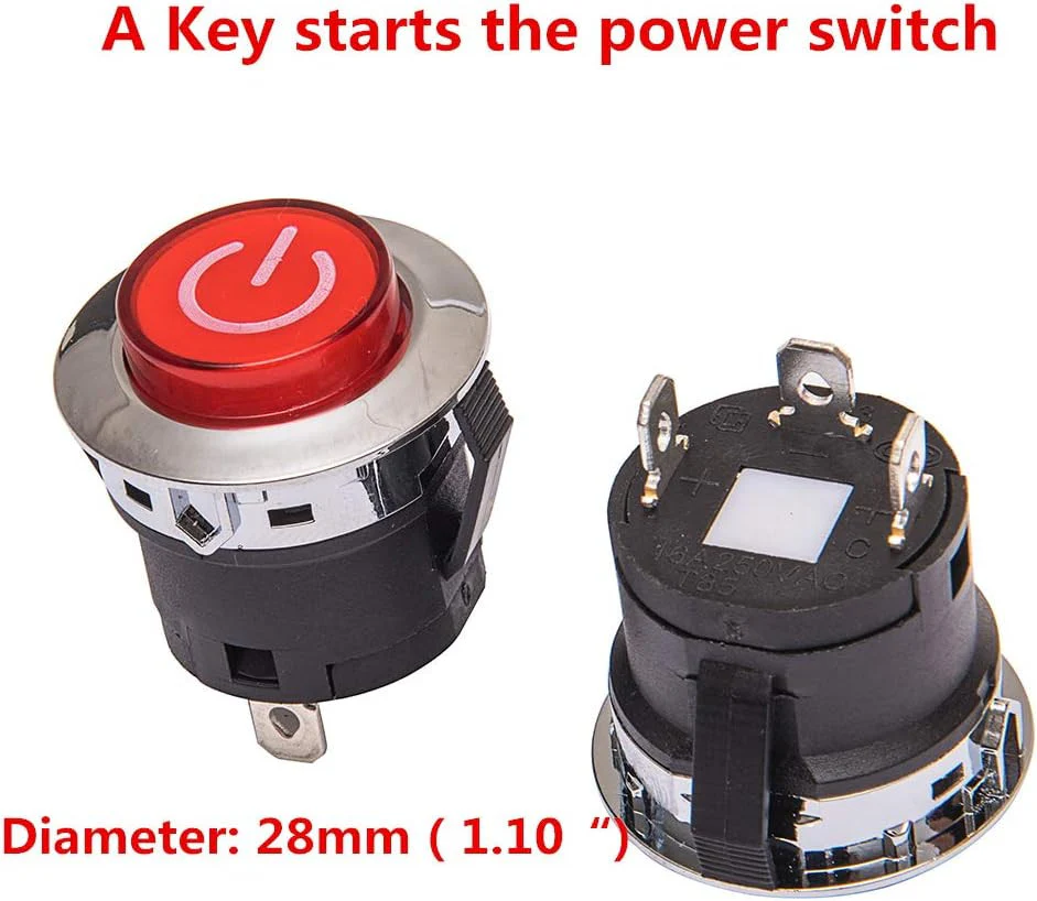 Key Start Power Switch Button Accessory for Kids' Powered Ride-On Toys - Image 2