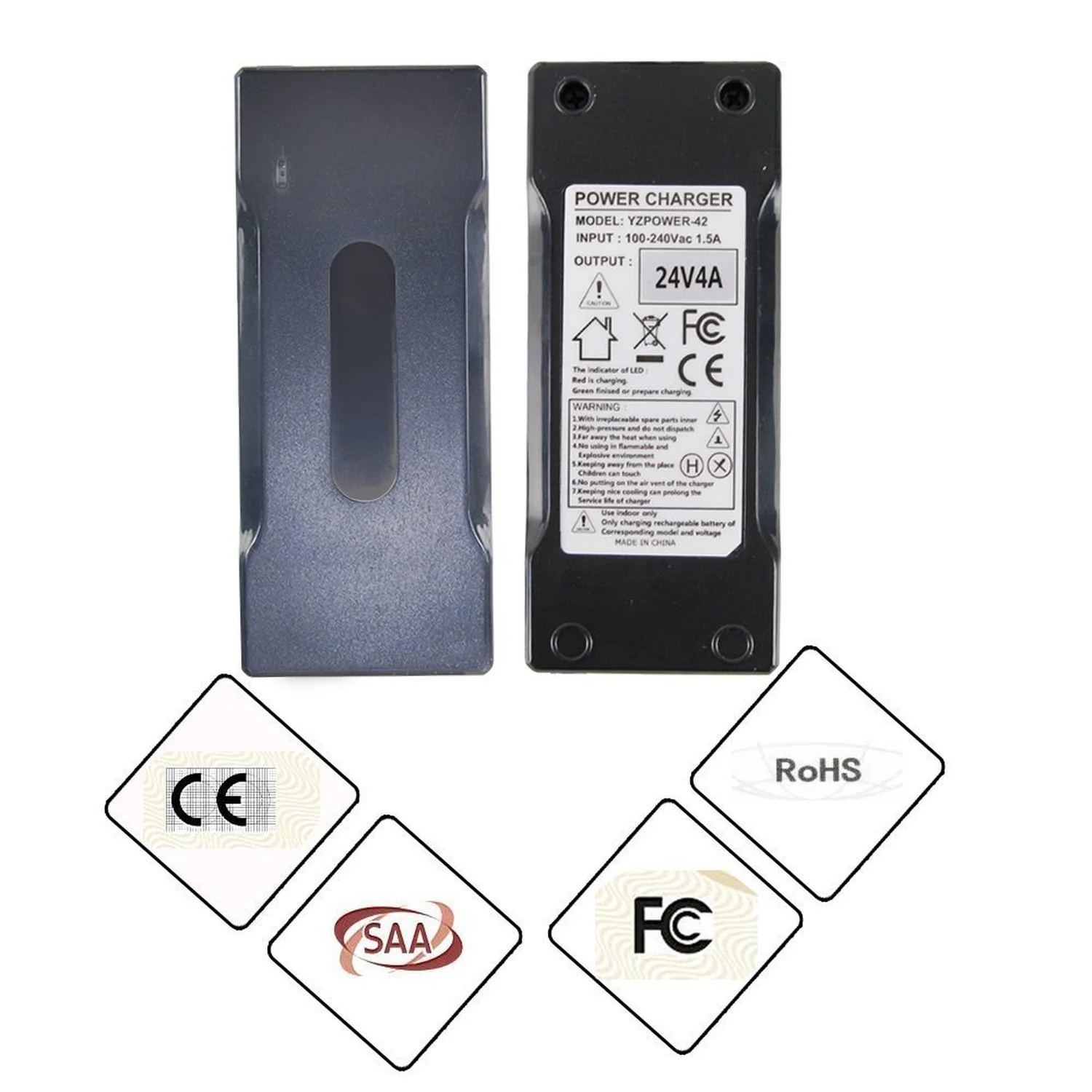 24V 4A Battery Charger Compatible with Jazzy, Go-Go, Pride, Ezip Models 400-900 - Image 4