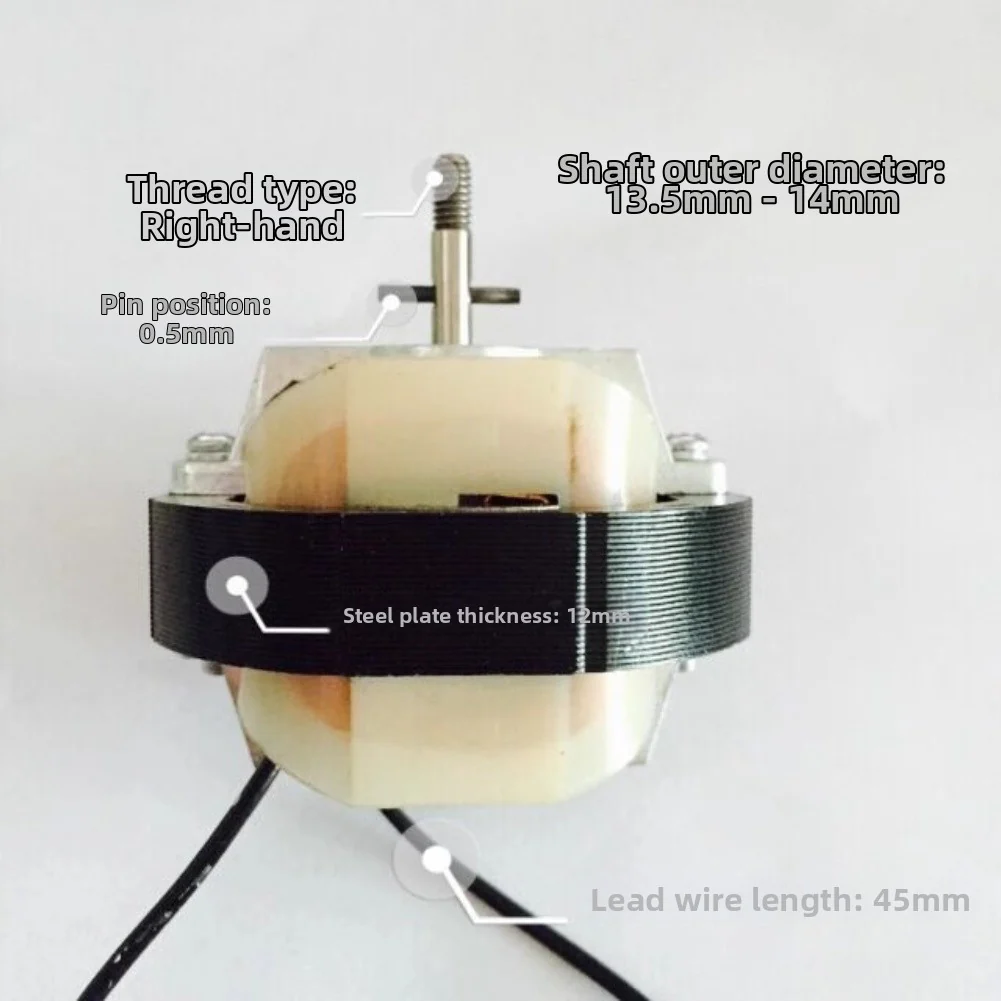 YJ5812 AC Motor 220V 12W 2400 RPM for Heater, Air Purifier, and Hand Dryer - Image 5