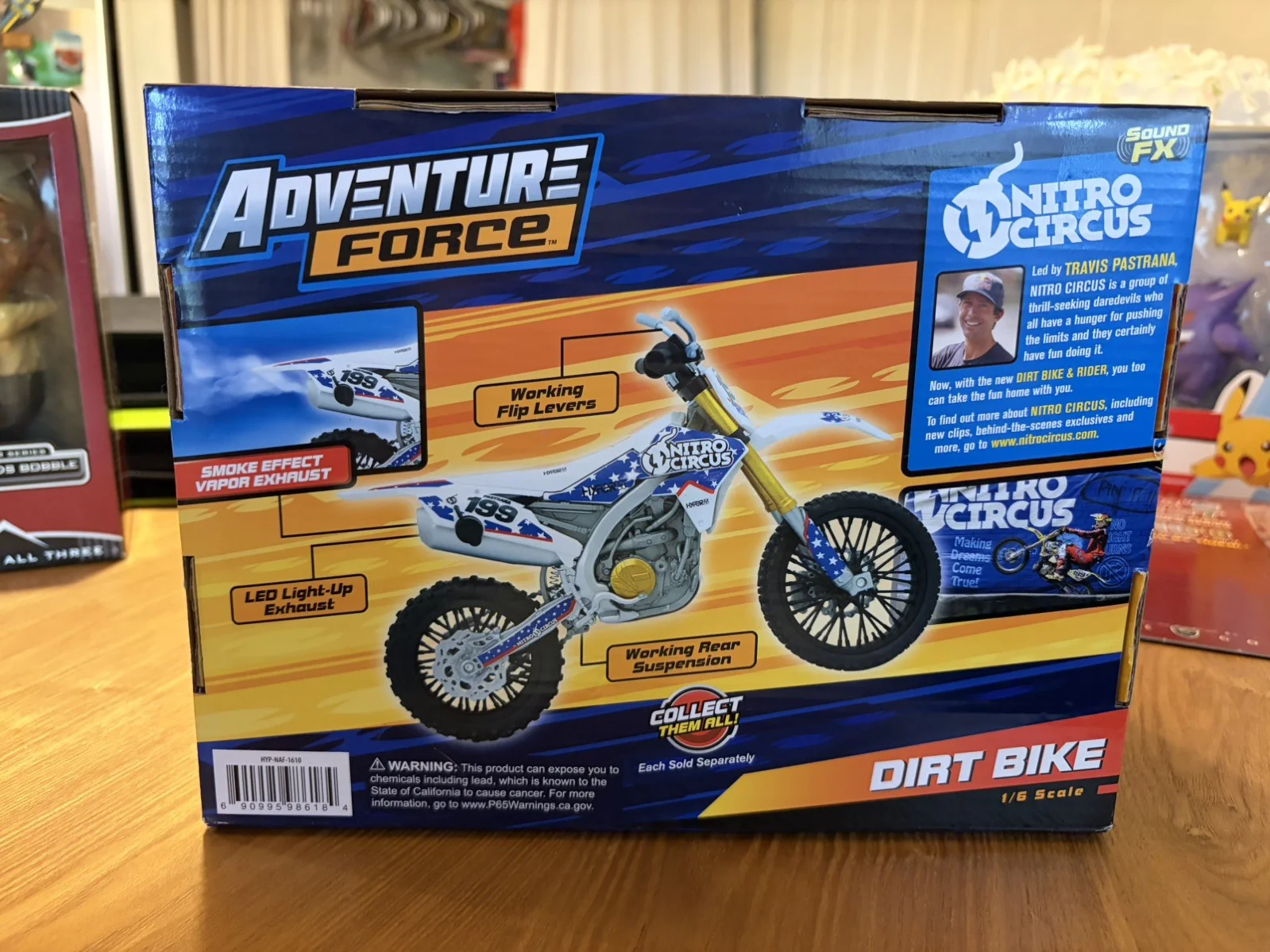 Nitro Circus 1/6 Scale Battery-Powered Dirt Bike Toy from Adventure Force - Image 2