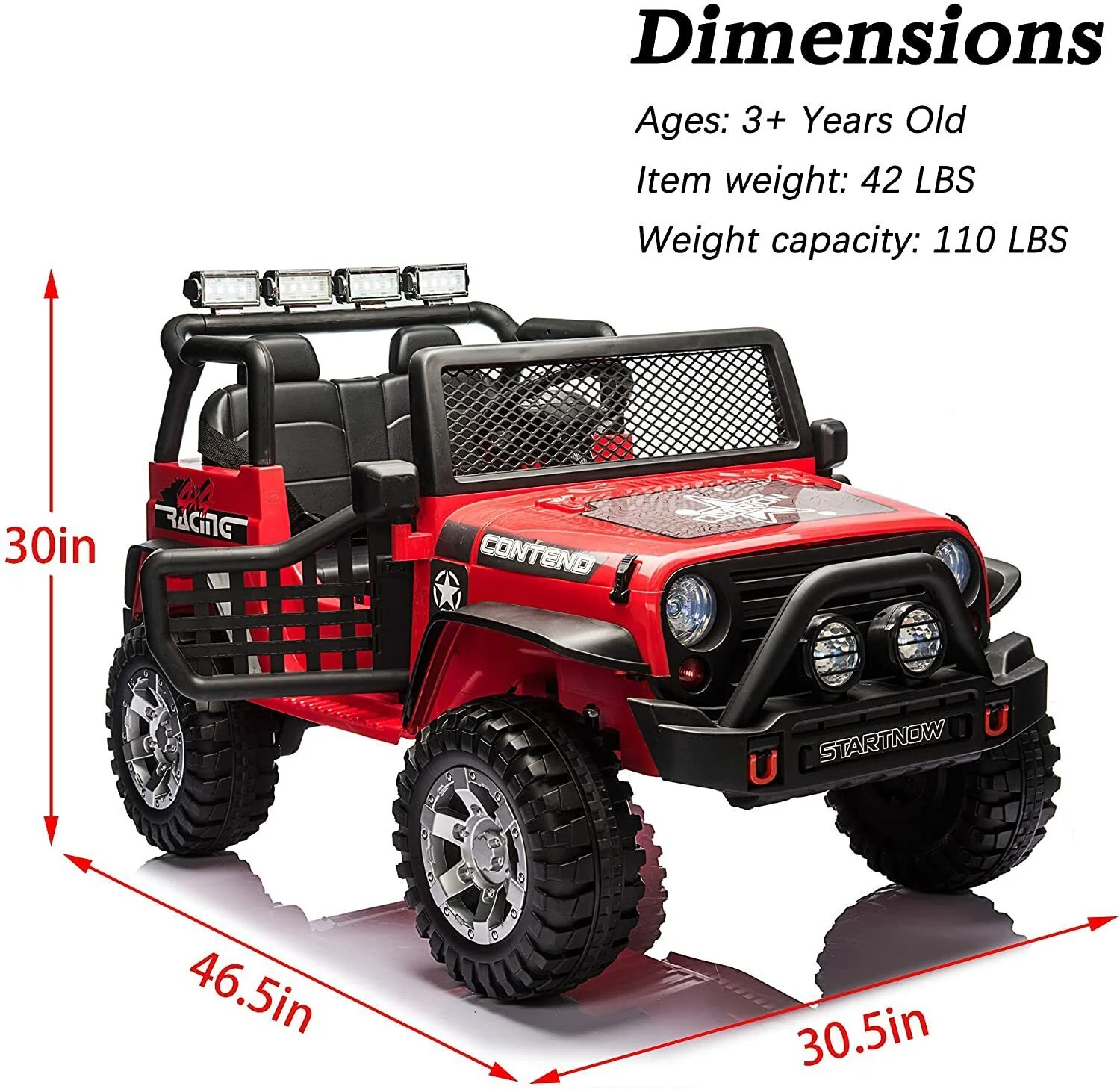 Adventure-Ready 2 Seater Electric Ride-On Jeep for Kids with Remote Control - Image 6