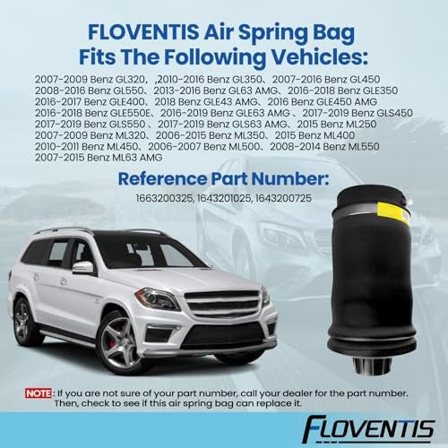 Benz GL ML-Class Air Suspension Spring Bag | Compatible with GL320 GL350 ML320 - Image 7