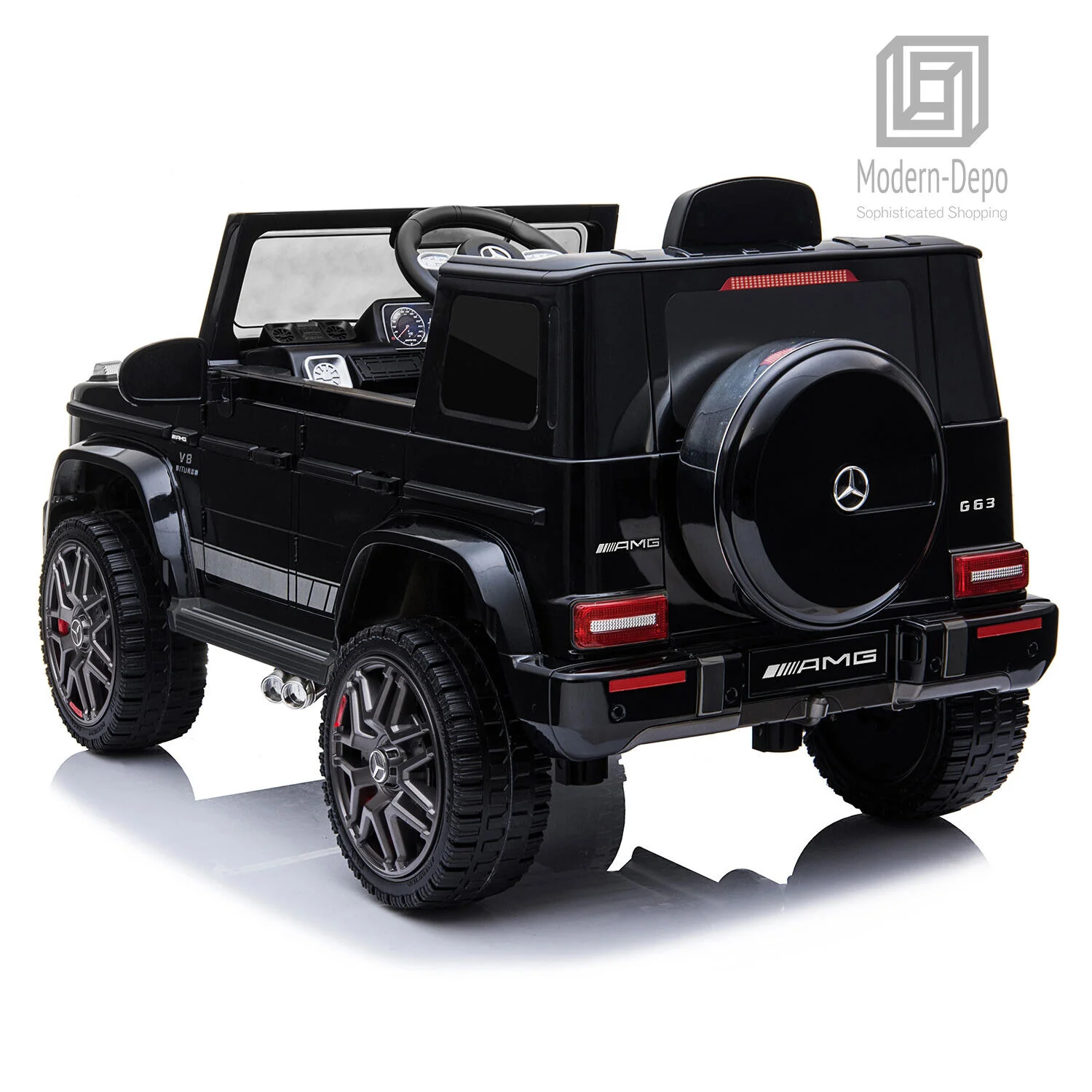 AMG G63 Licensed Ride On Car with Remote Control and Music - 12V SUV Toy by Mercedes Benz - Image 5