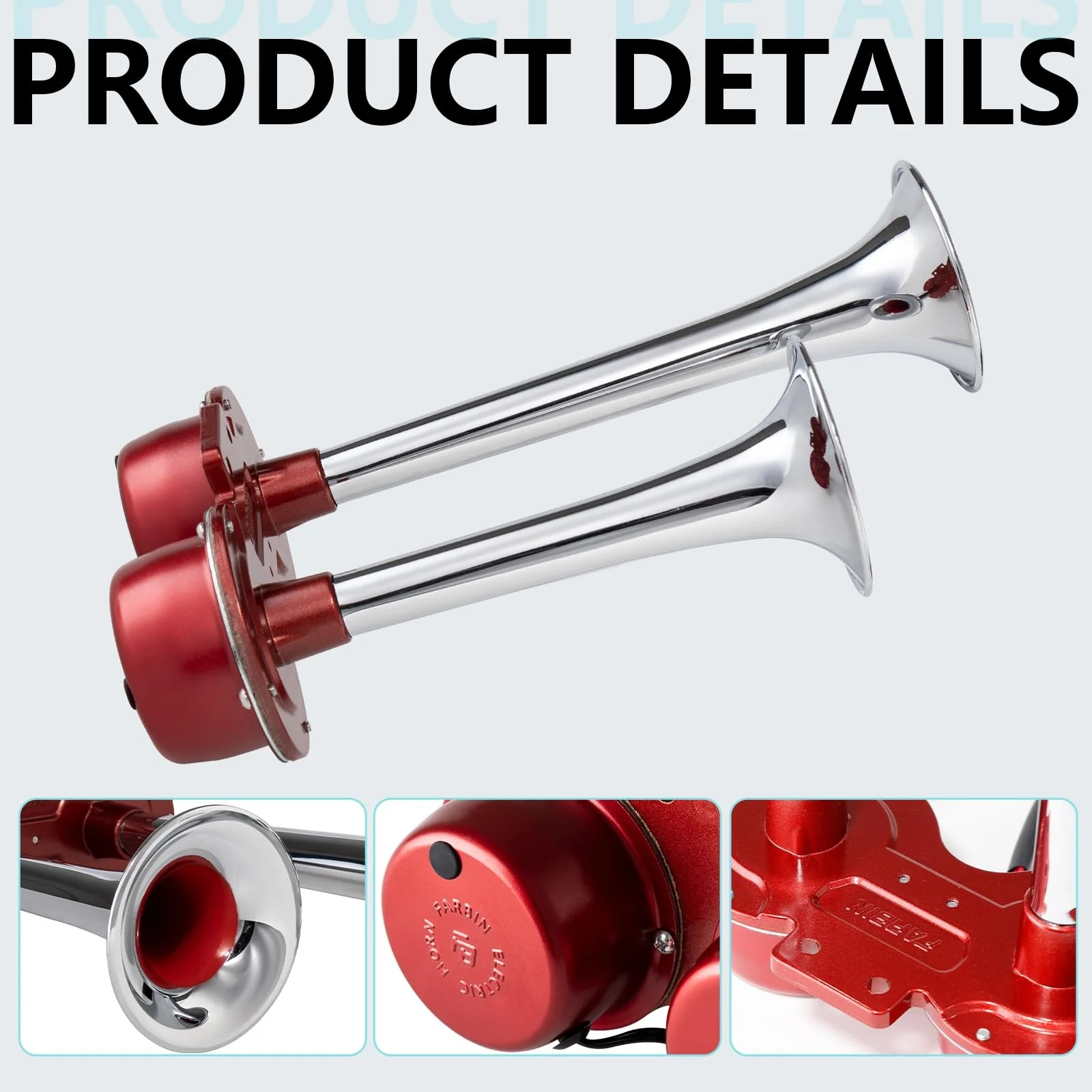150dB Super Loud 12V Electric Train Horn for Trucks with Upgraded Fast Response - Image 7