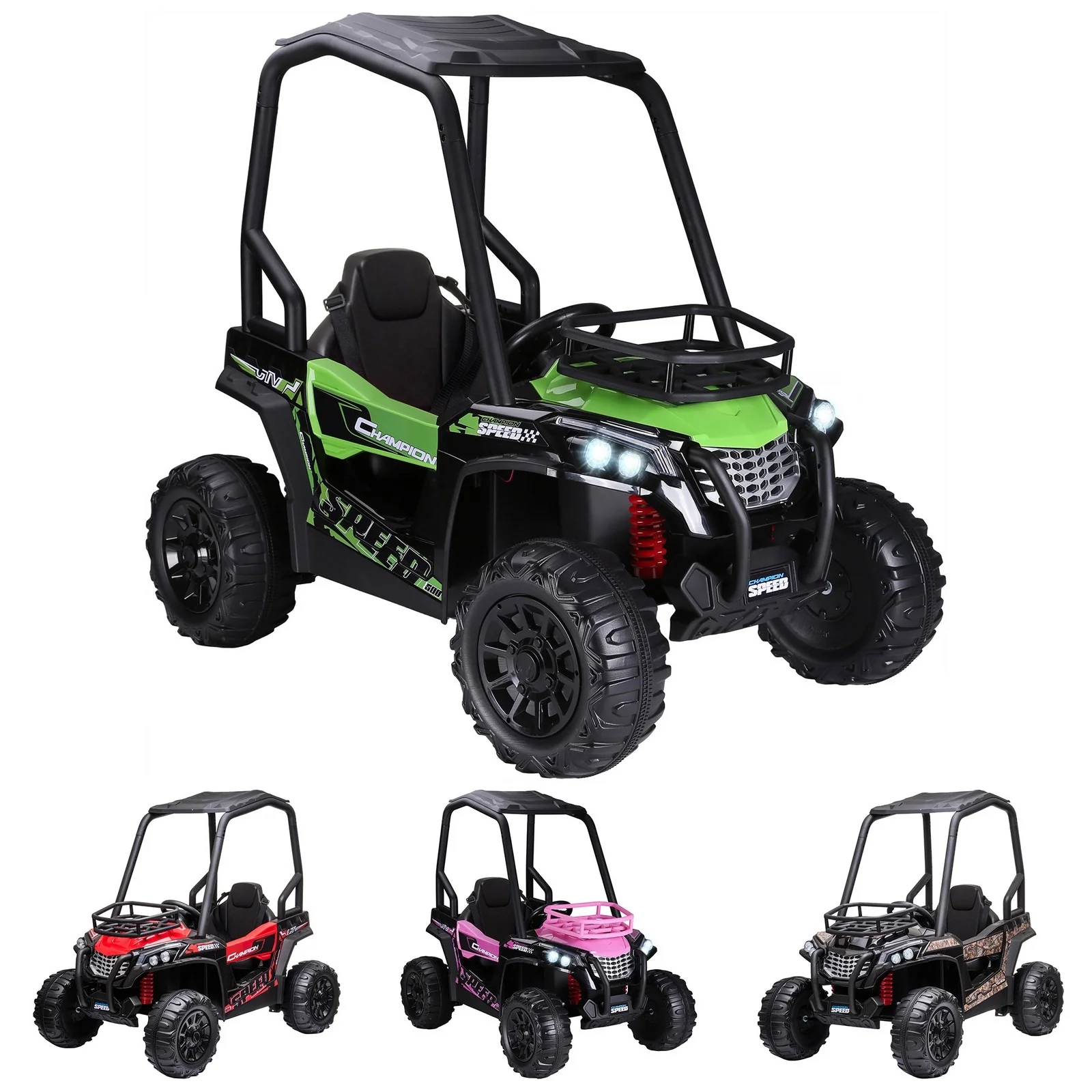 12V Dual Motor Kids Electric Ride-On UTV Toy with MP3 and USB Music Player - Image 12