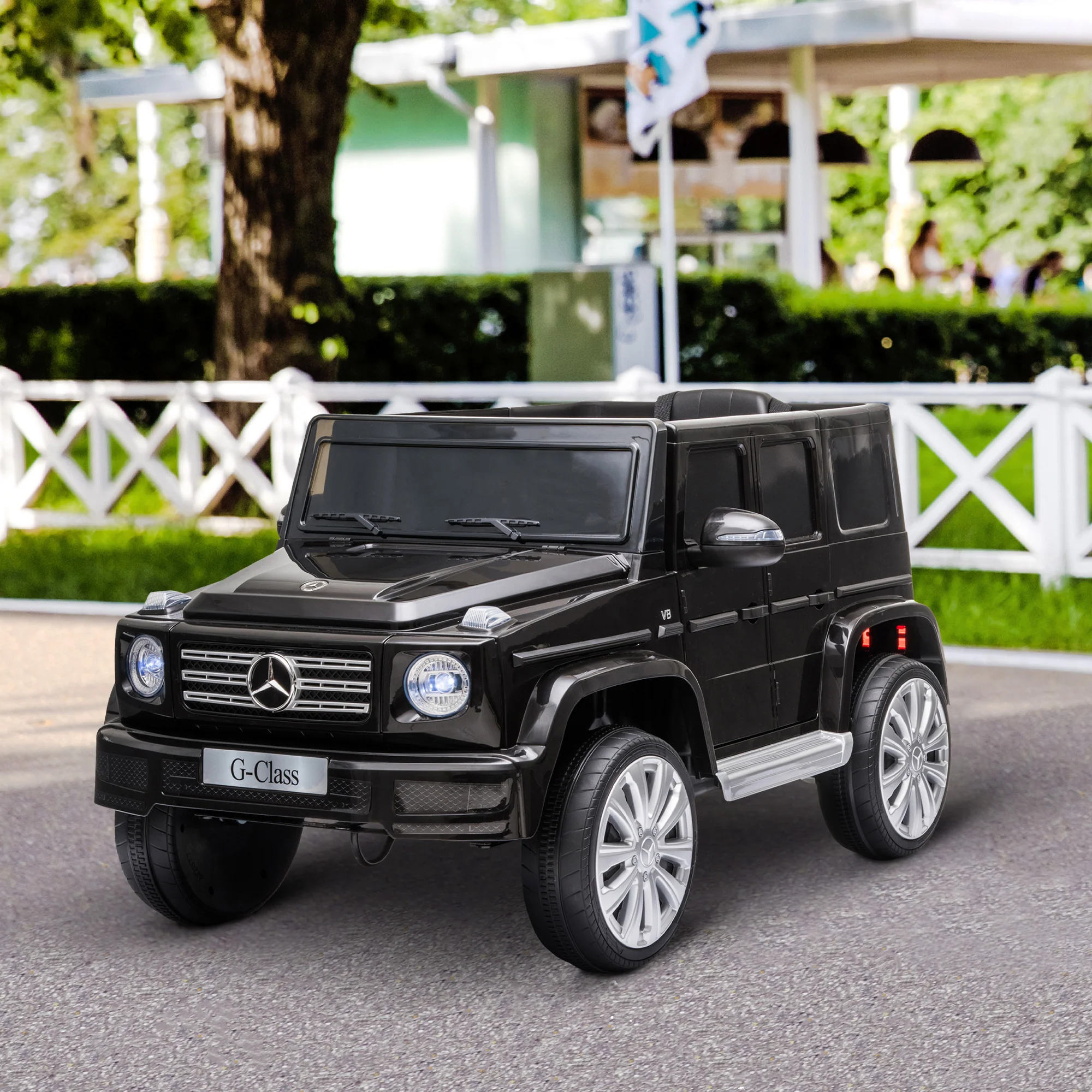 12V Kids Electric Ride-On Car Toy with Remote Control, Headlights, and Suspension - Image 24