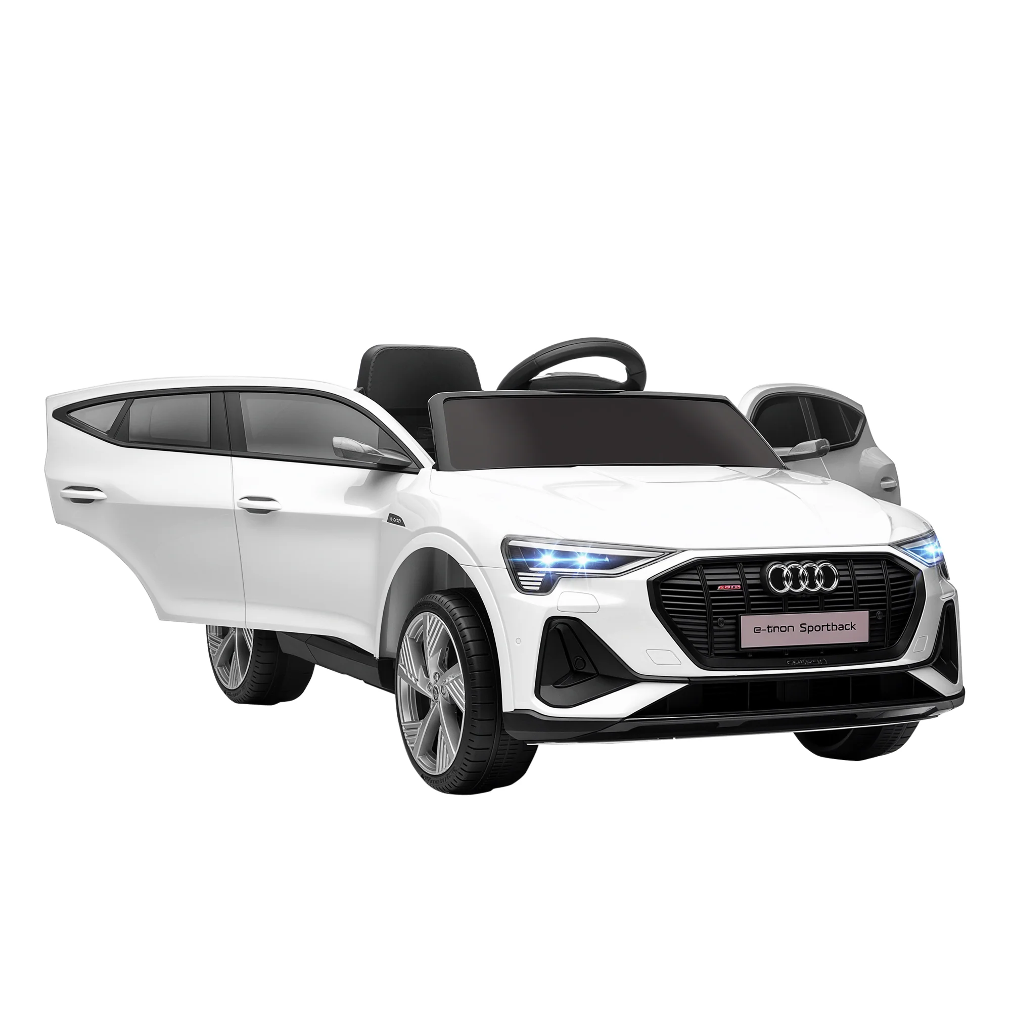 12V Kids Electric Ride-On Car with 2 Doors, Lights, and Horn for Boys and Girls - Image 15
