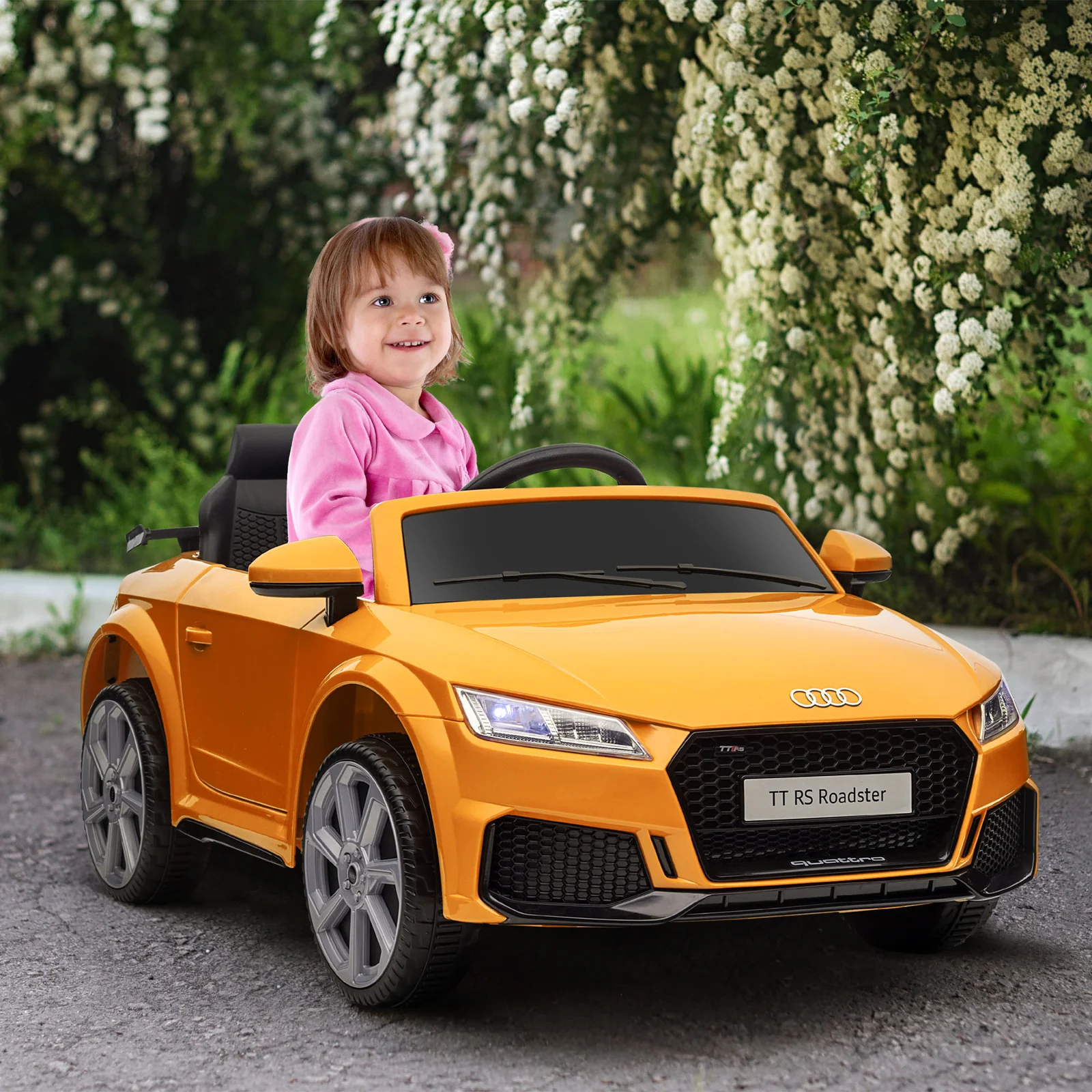 6V Kids Electric Ride-On Car Licensed Audi TT RS with Suspension System - Image 2