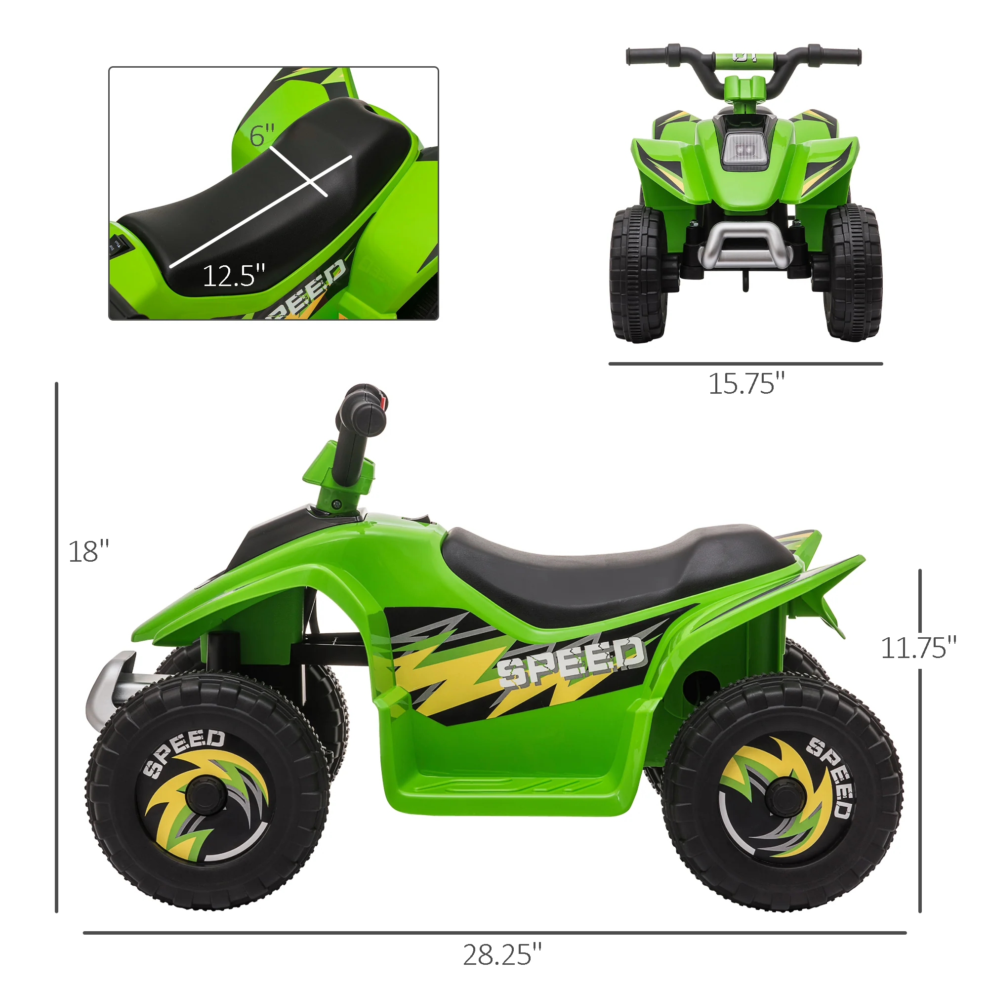 6V Electric Ride-On Car for Kids with Large Wheels, Suitable for 18-36 Months - Image 14