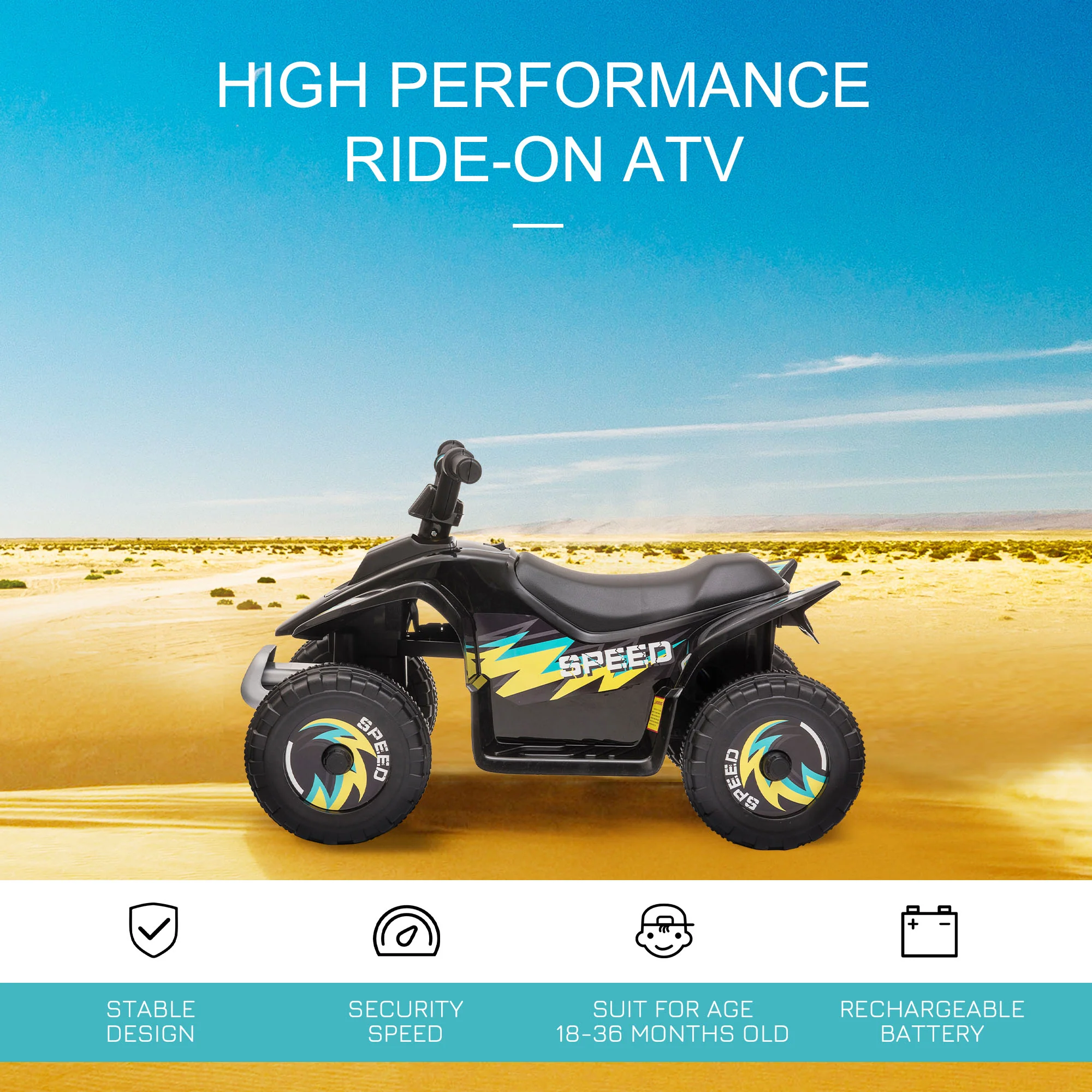 6V Electric Ride-On Car for Kids with Large Wheels, Suitable for 18-36 Months - Image 28
