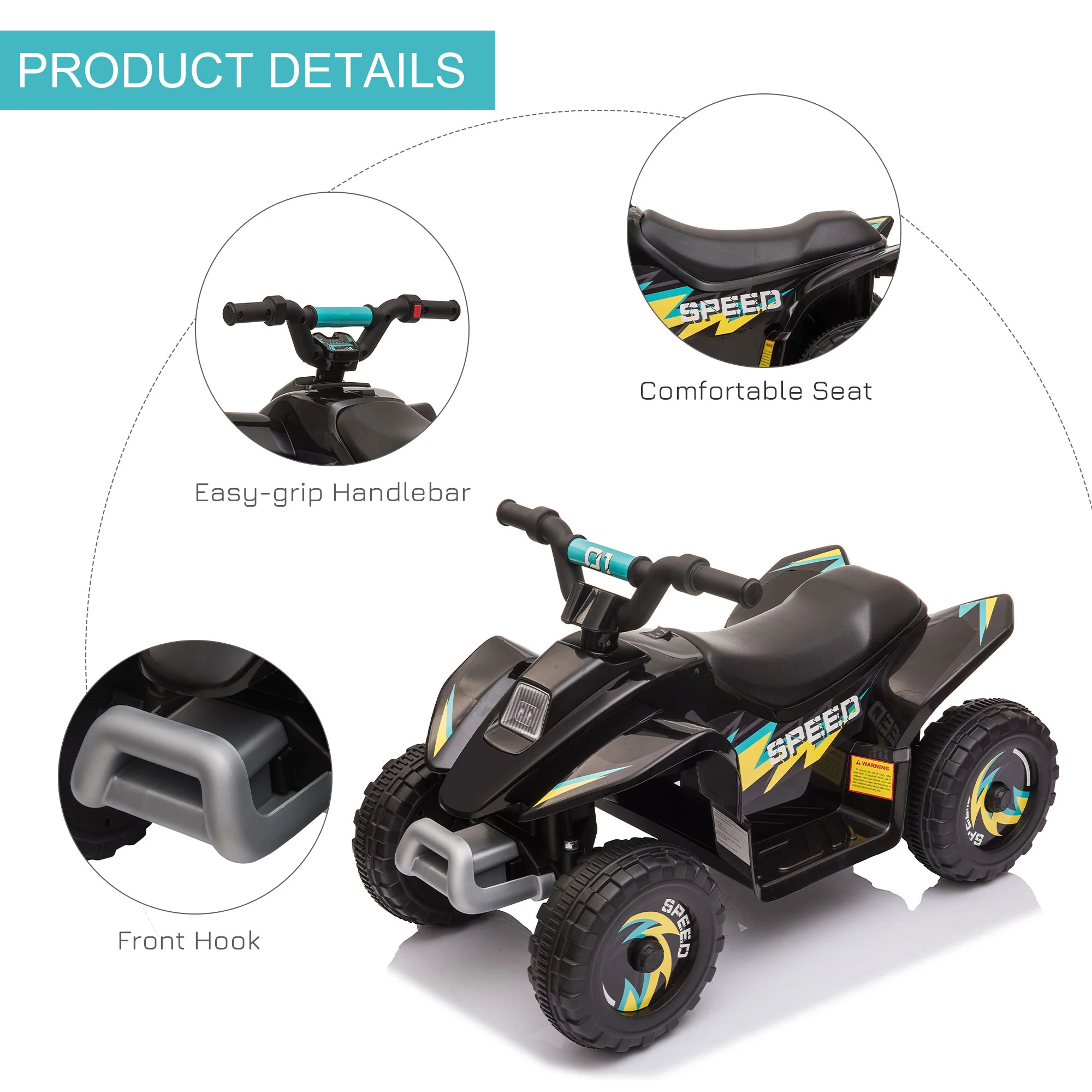 6V Electric Ride-On Car for Kids with Large Wheels, Suitable for 18-36 Months - Image 30