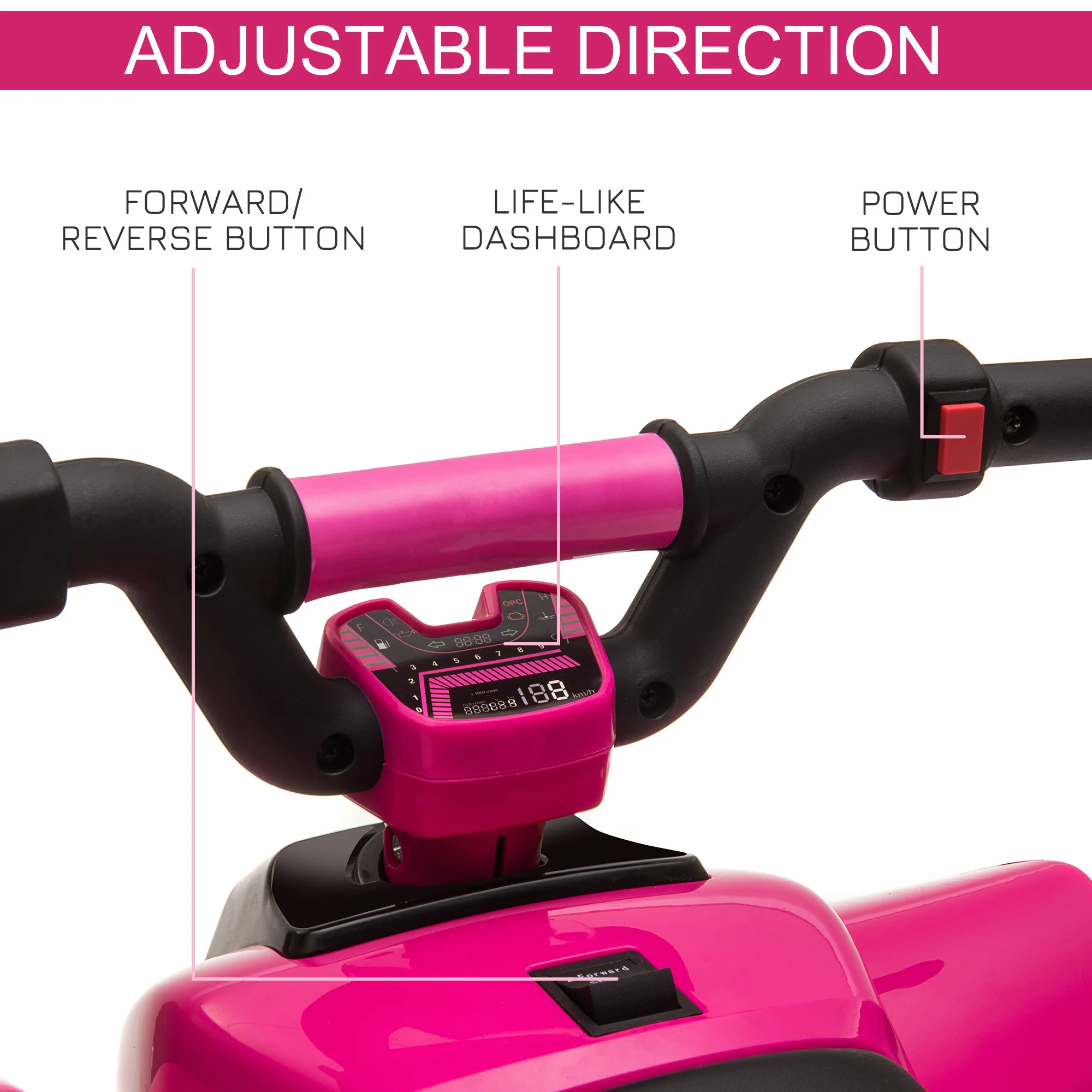 6V Electric Ride-On Car for Kids with Large Wheels, Suitable for 18-36 Months - Image 6