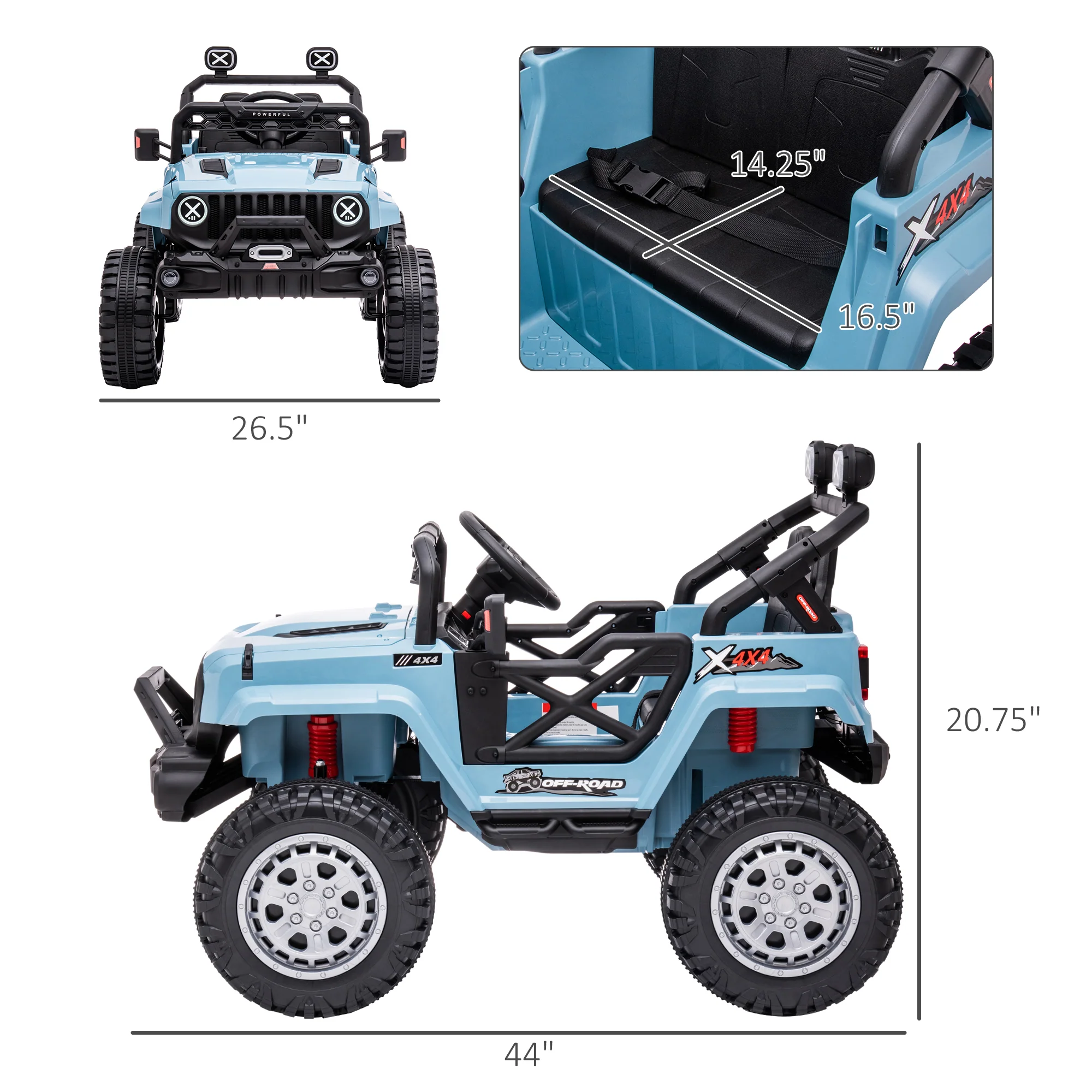 Battery Operated Electric Ride-On Car for Kids with Music - Image 2