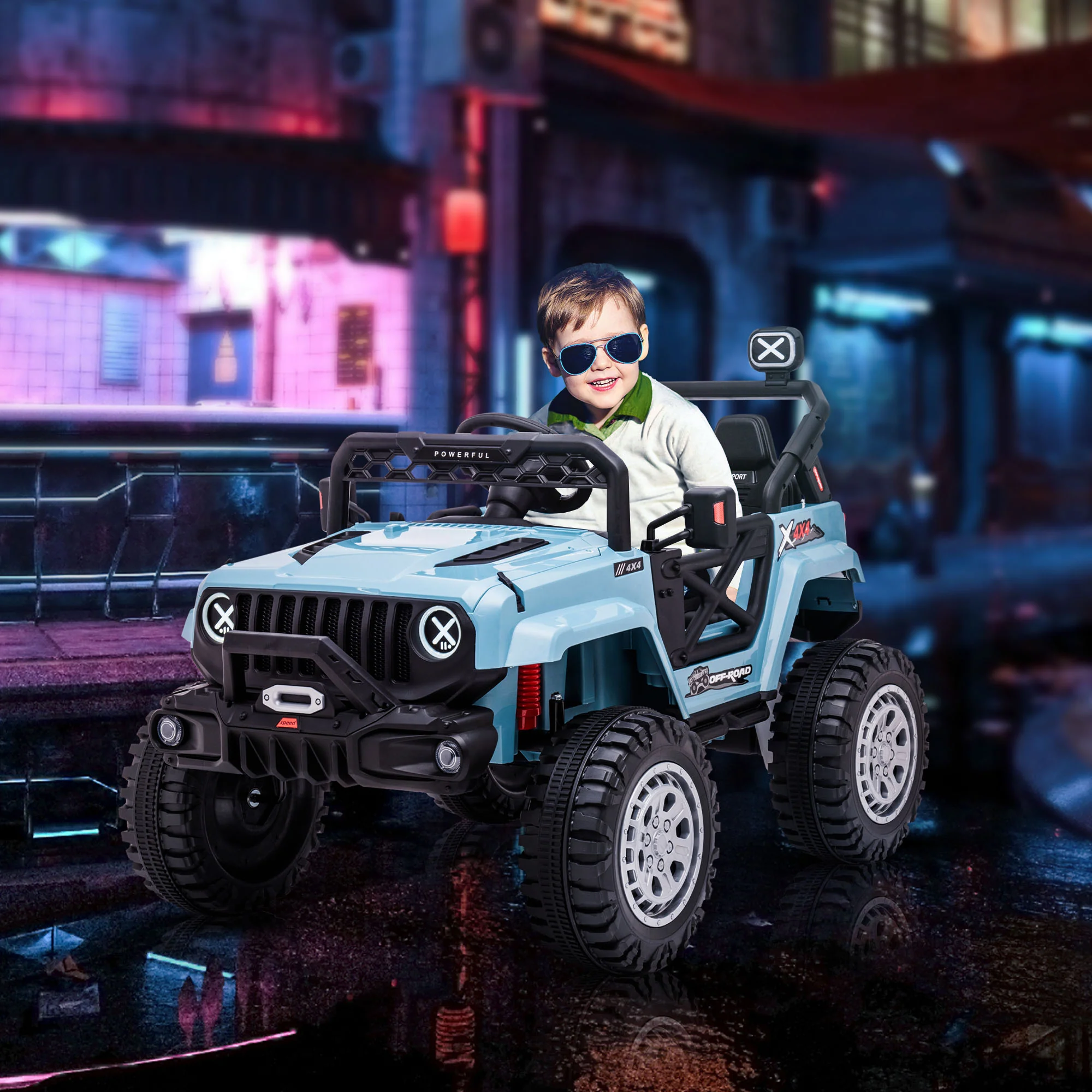 Battery Operated Electric Ride-On Car for Kids with Music - Image 9