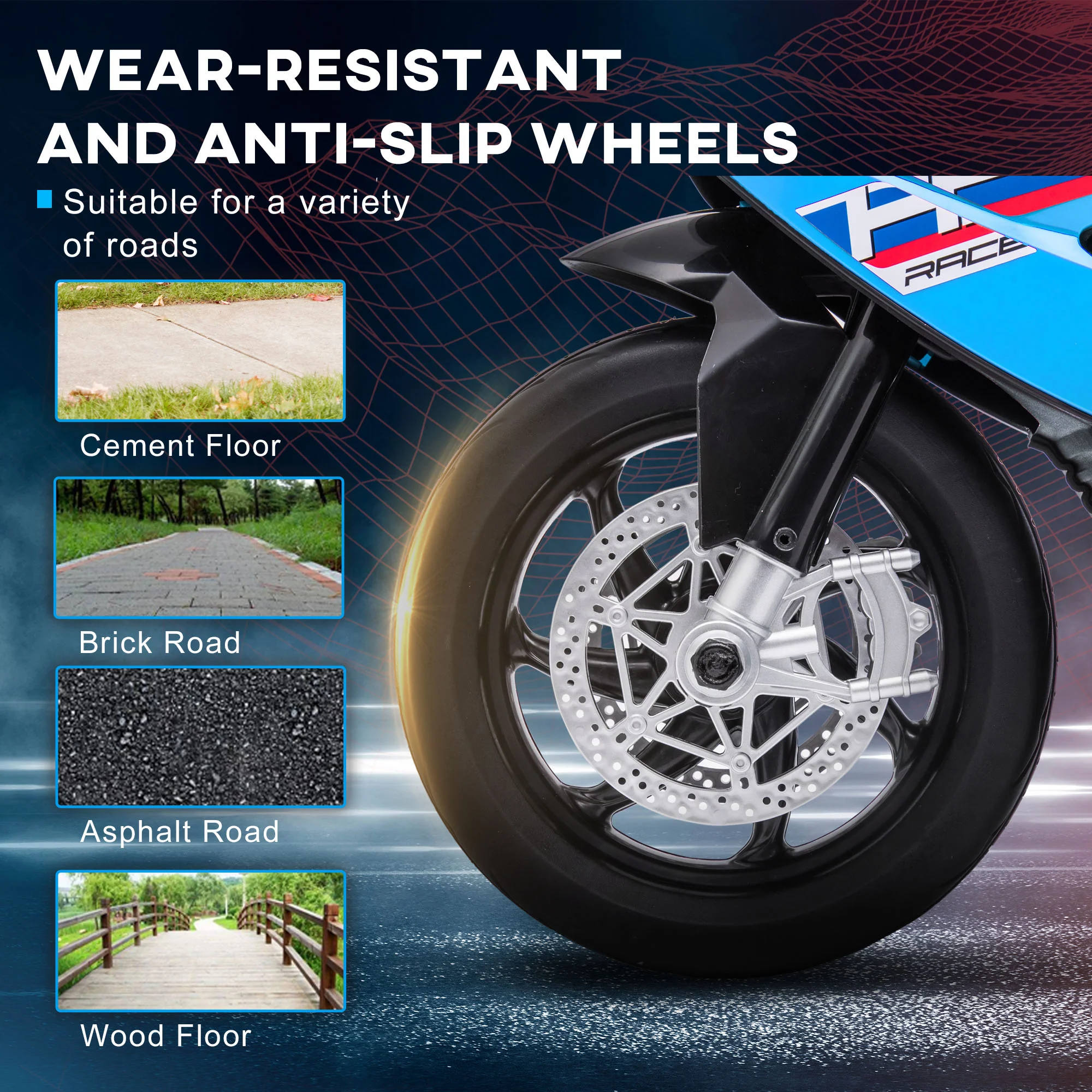 Electric Kids Ride-On Motorcycle with Music Feature for Ages 18 to 60 Months - Image 19