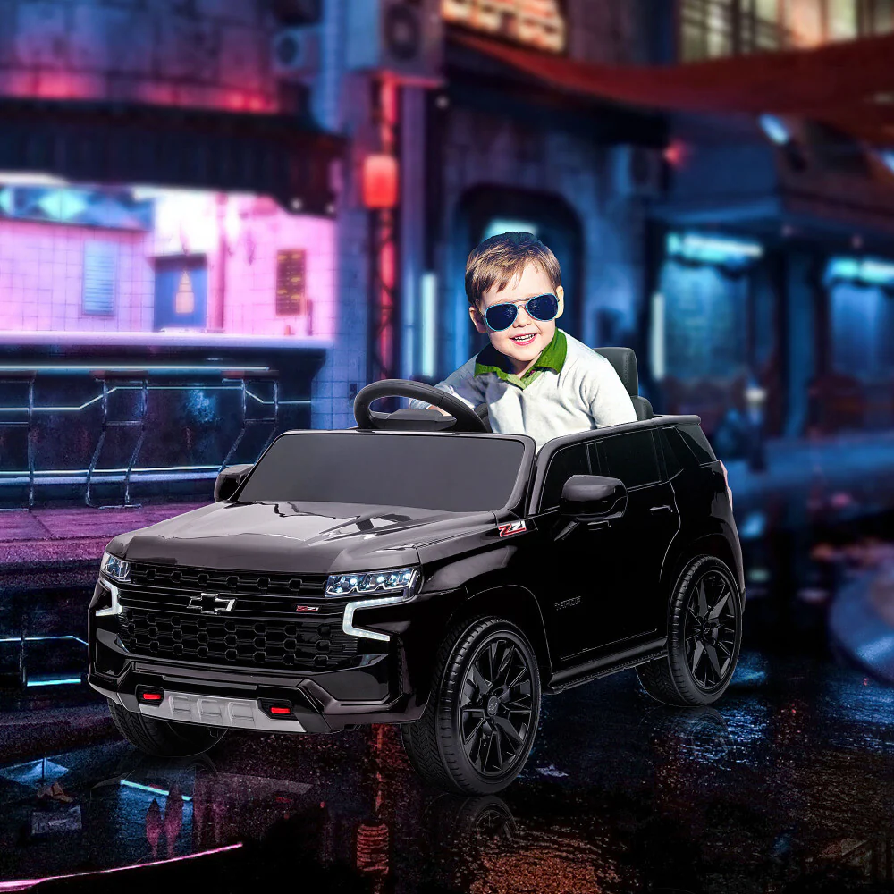 Licensed Chevrolet 12V Battery-Powered Electric Ride-On Car for Kids - Image 2