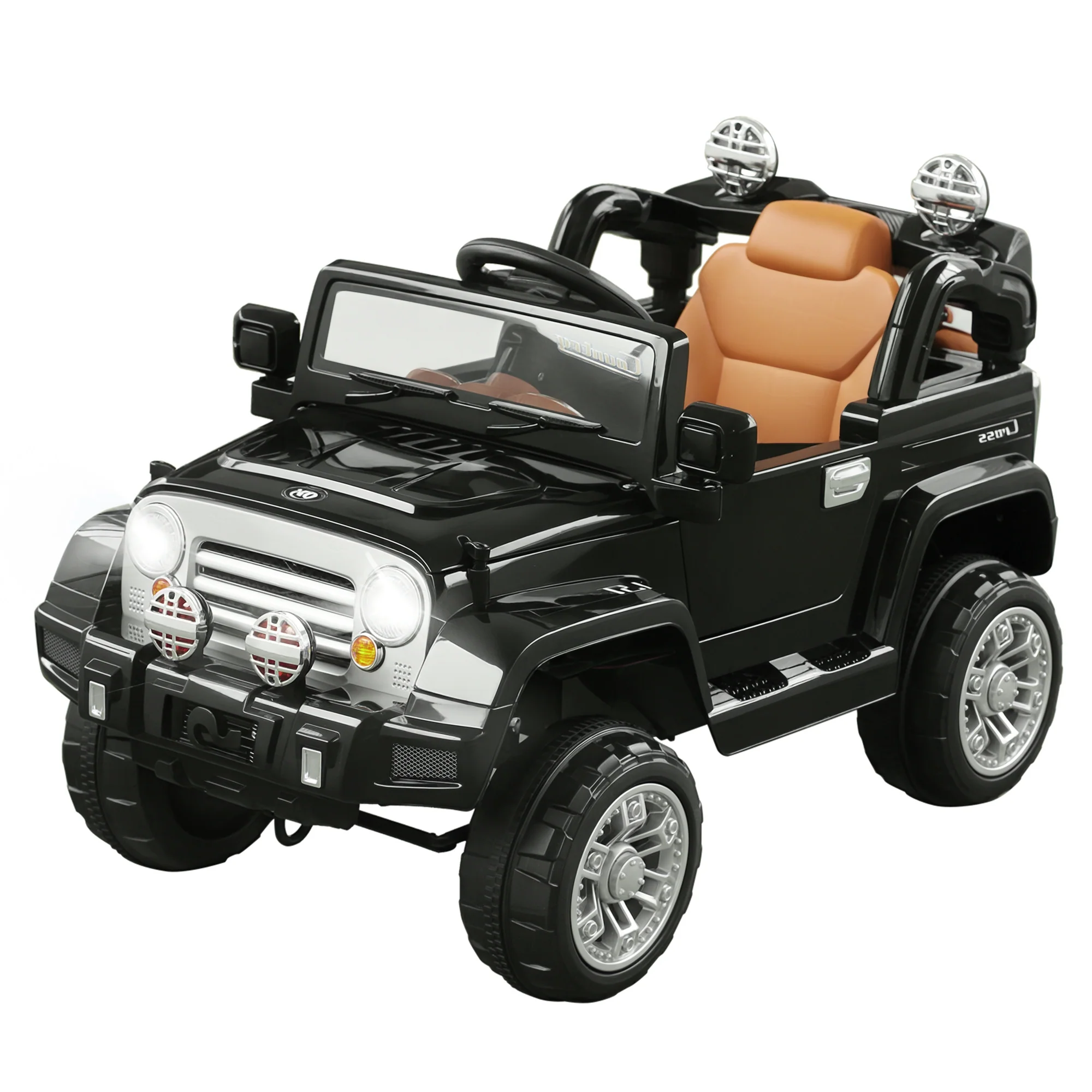 6V Electric Dual-Motor Off-Road Kids Ride-On Jeep Truck with Remote Control - Image 3