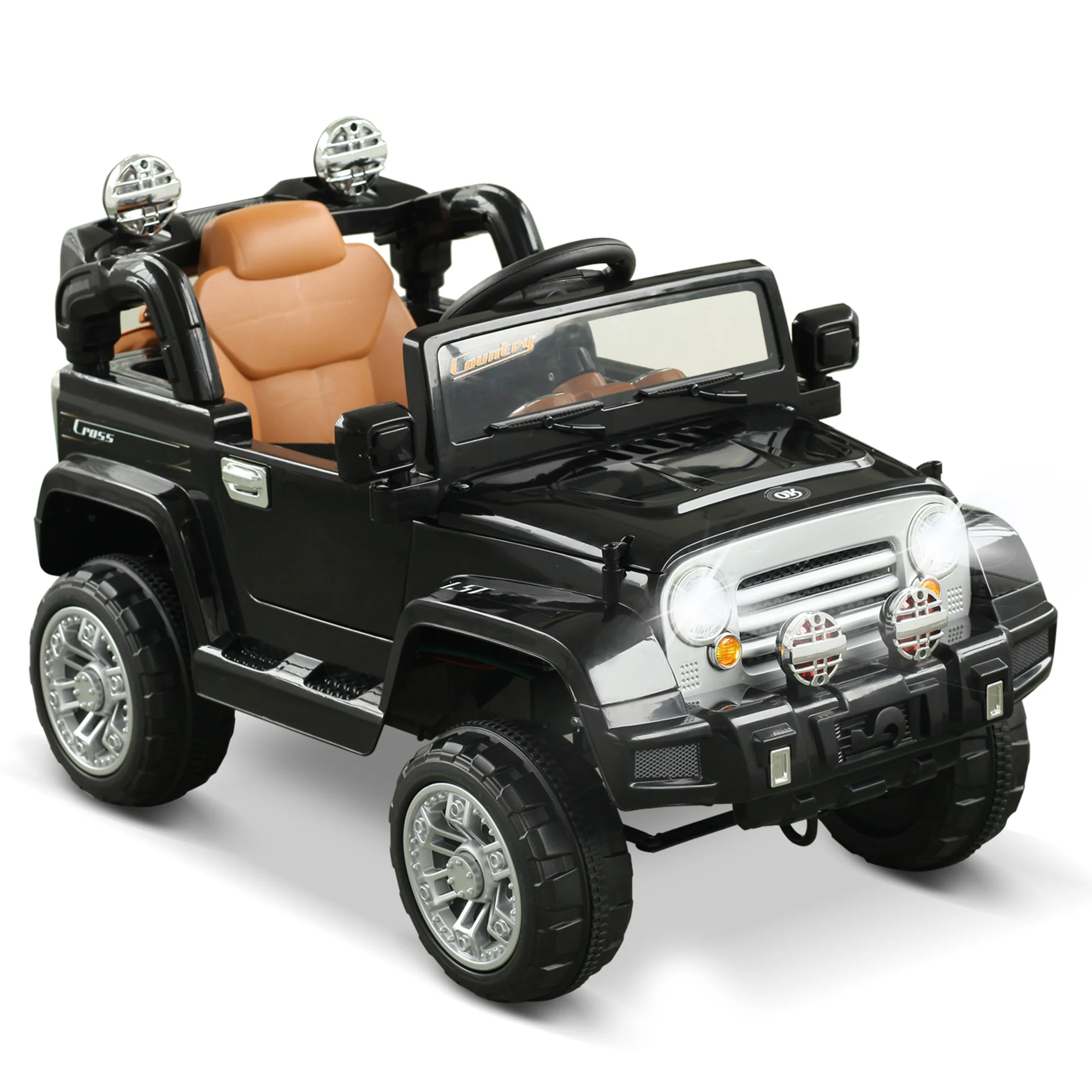 6V Electric Dual-Motor Off-Road Kids Ride-On Jeep Truck with Remote Control - Image 4