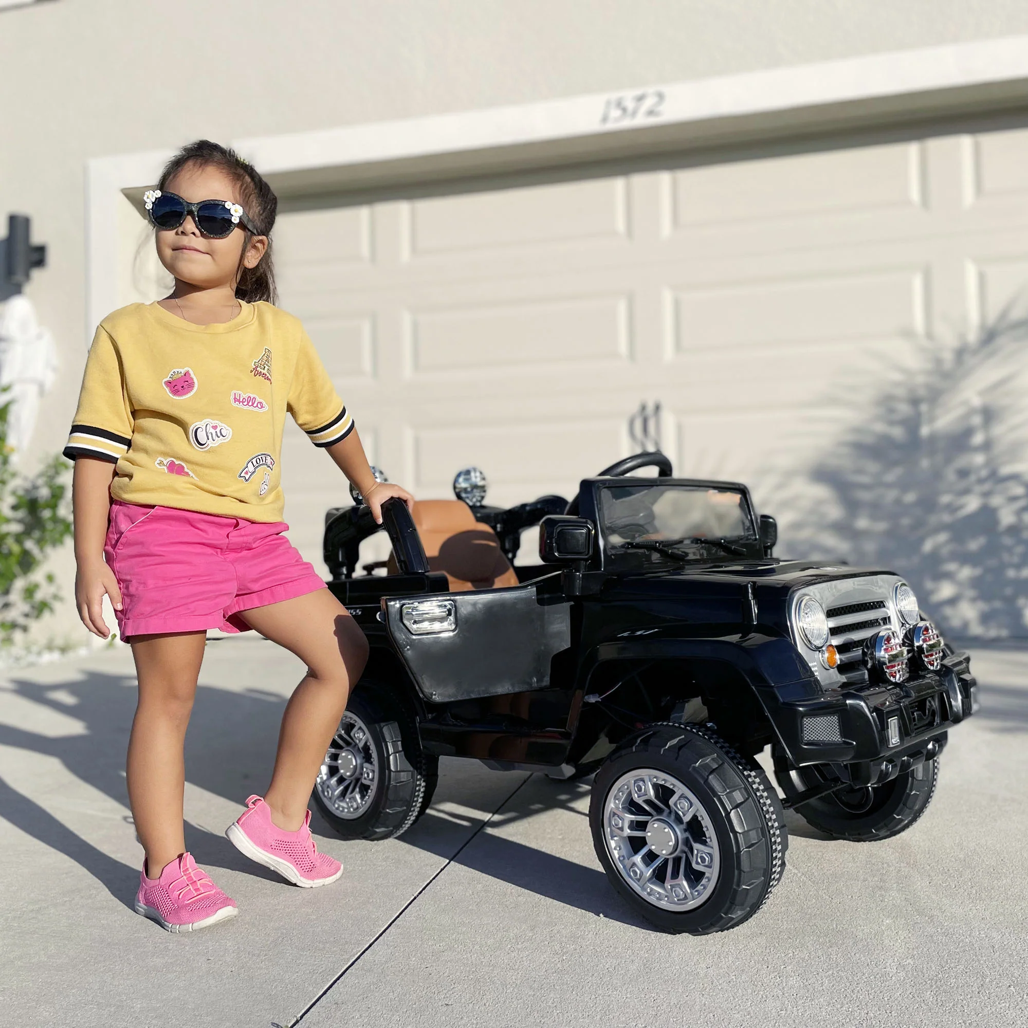 6V Electric Dual-Motor Off-Road Kids Ride-On Jeep Truck with Remote Control - Image 9