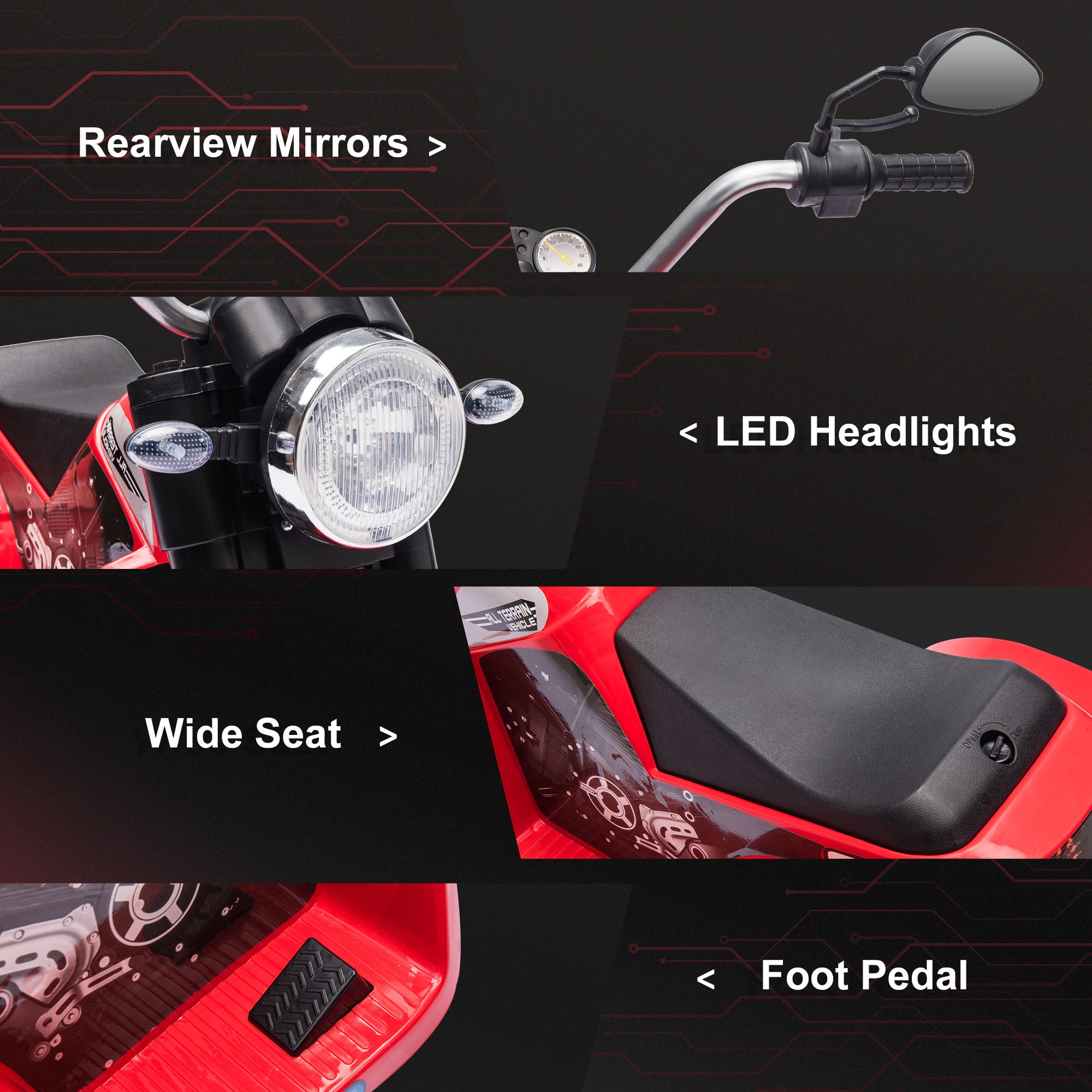 6V Electric Ride-On Motorcycle Toy for Kids Battery Powered 18 to 36 Months - Image 7