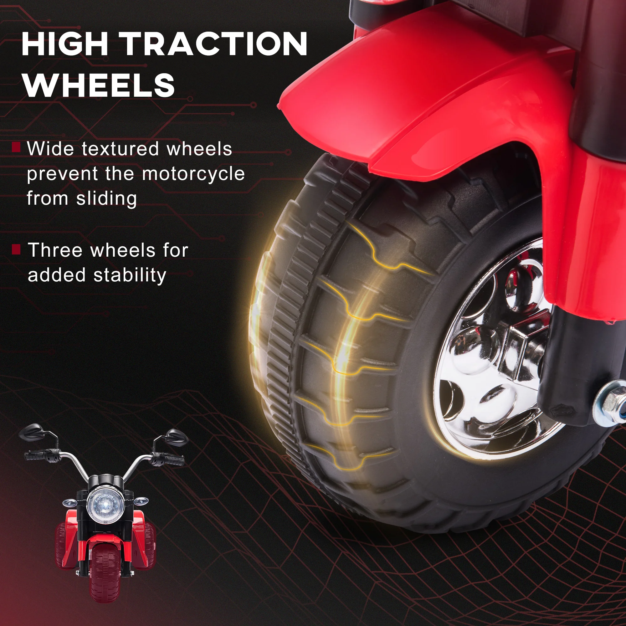 6V Electric Ride-On Motorcycle Toy for Kids Battery Powered 18 to 36 Months - Image 8