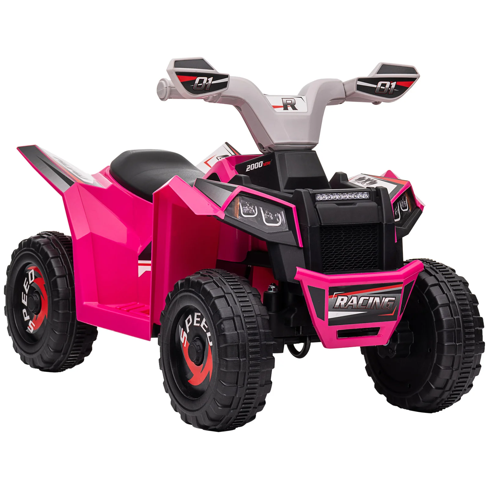 6V Kids Electric ATV Quad Four-Wheeler with Forward and Reverse Functions