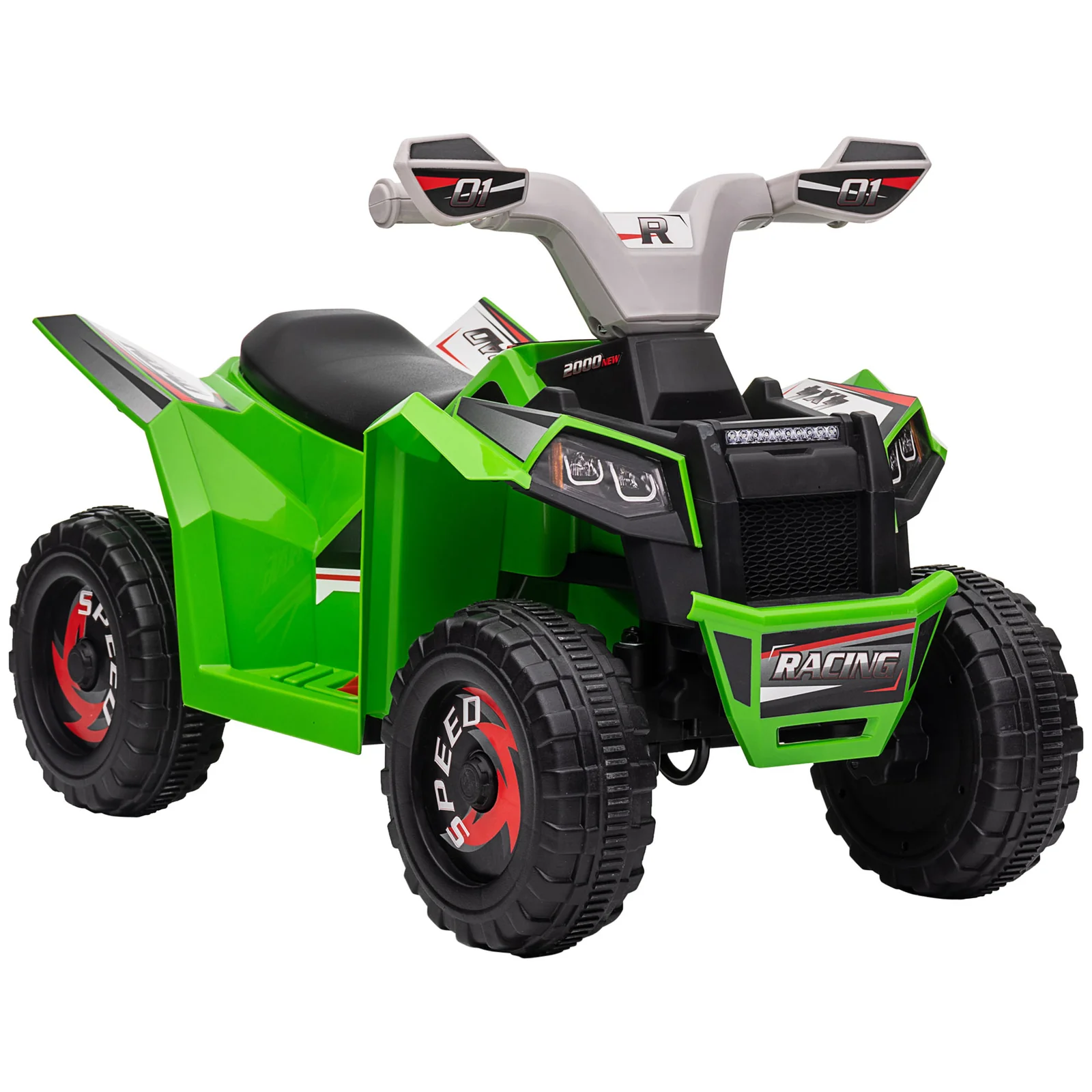 6V Electric Kids Quad ATV Four-Wheeler with Forward and Reverse Controls - Image 9