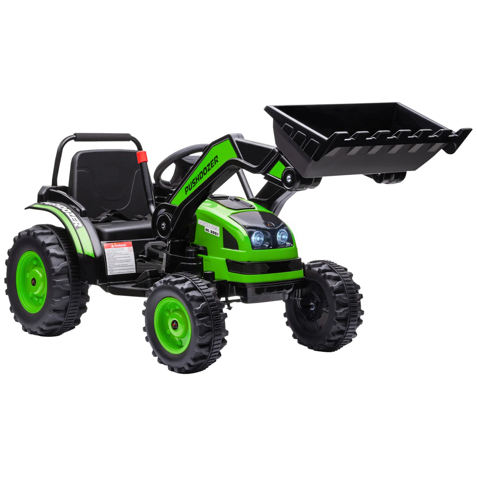 Kids 6V Ride-On Excavator Tractor with Music and Headlight - Image 3