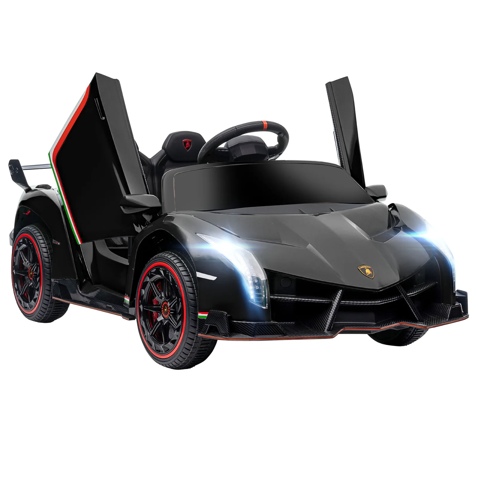 Licensed Lamborghini Veneno Kids 12V Electric Ride-On Car with Bluetooth