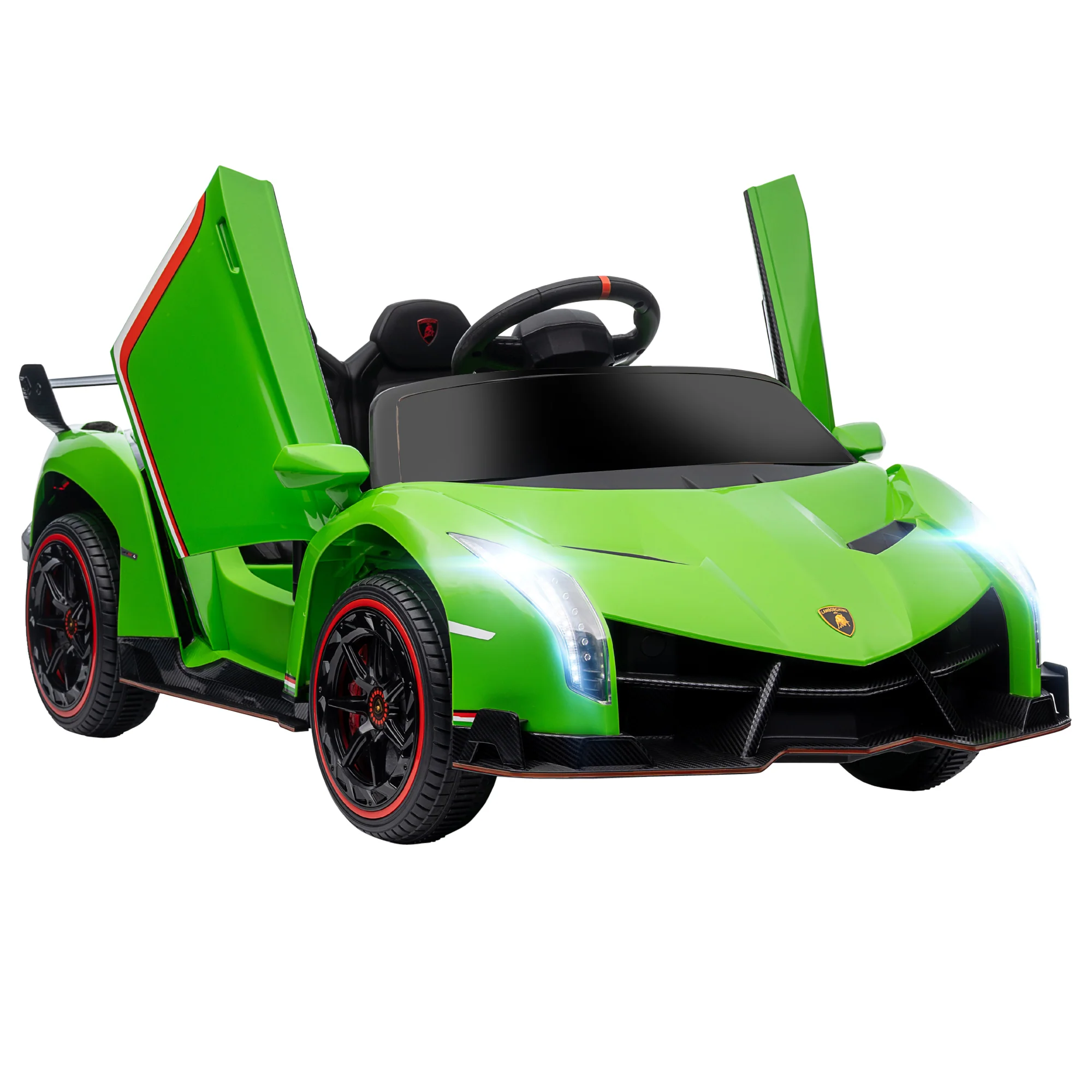 Licensed Lamborghini Veneno Kids Ride-On Car with Bluetooth Speaker - Image 15