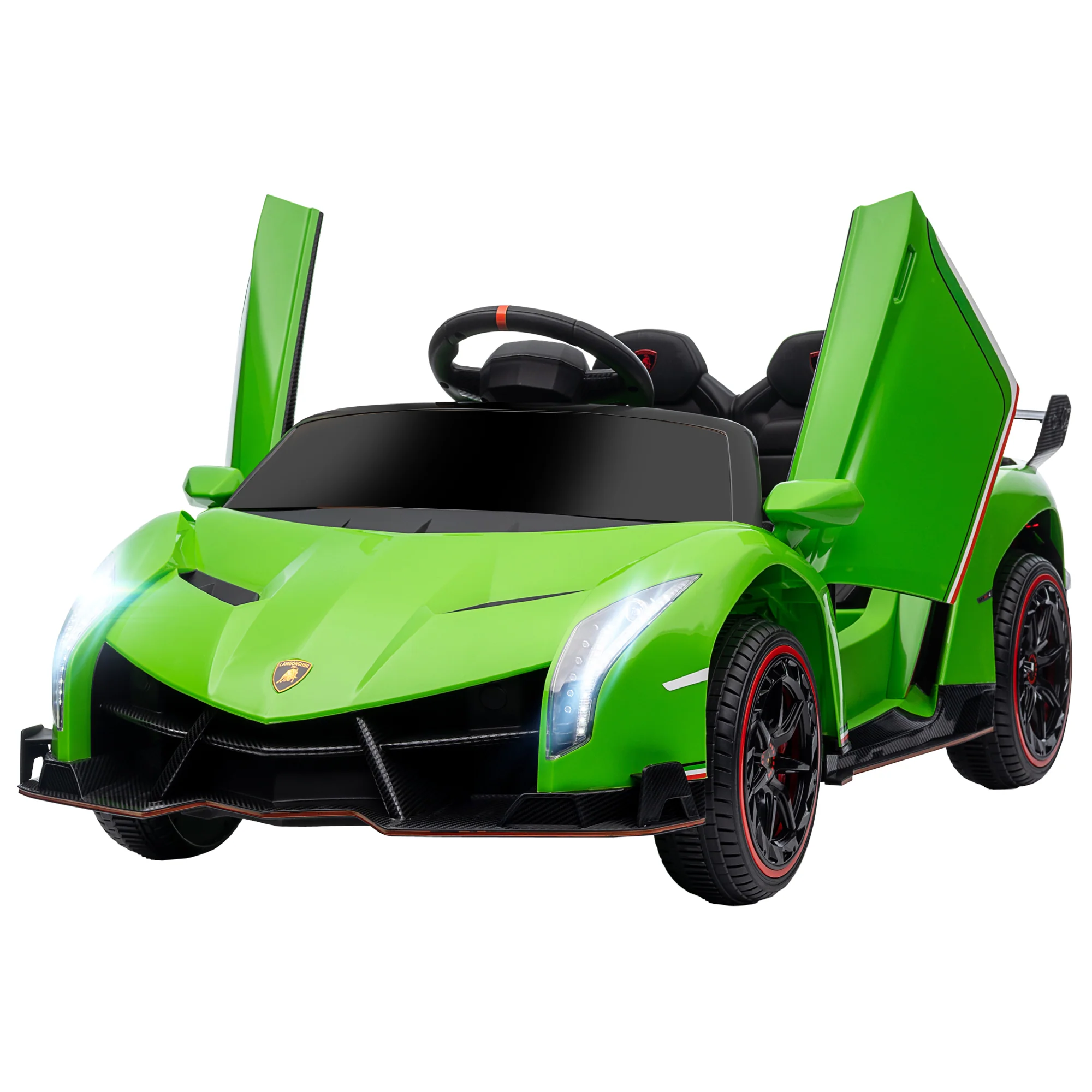 Licensed Lamborghini Veneno Kids Ride-On Car with Bluetooth Speaker - Image 16