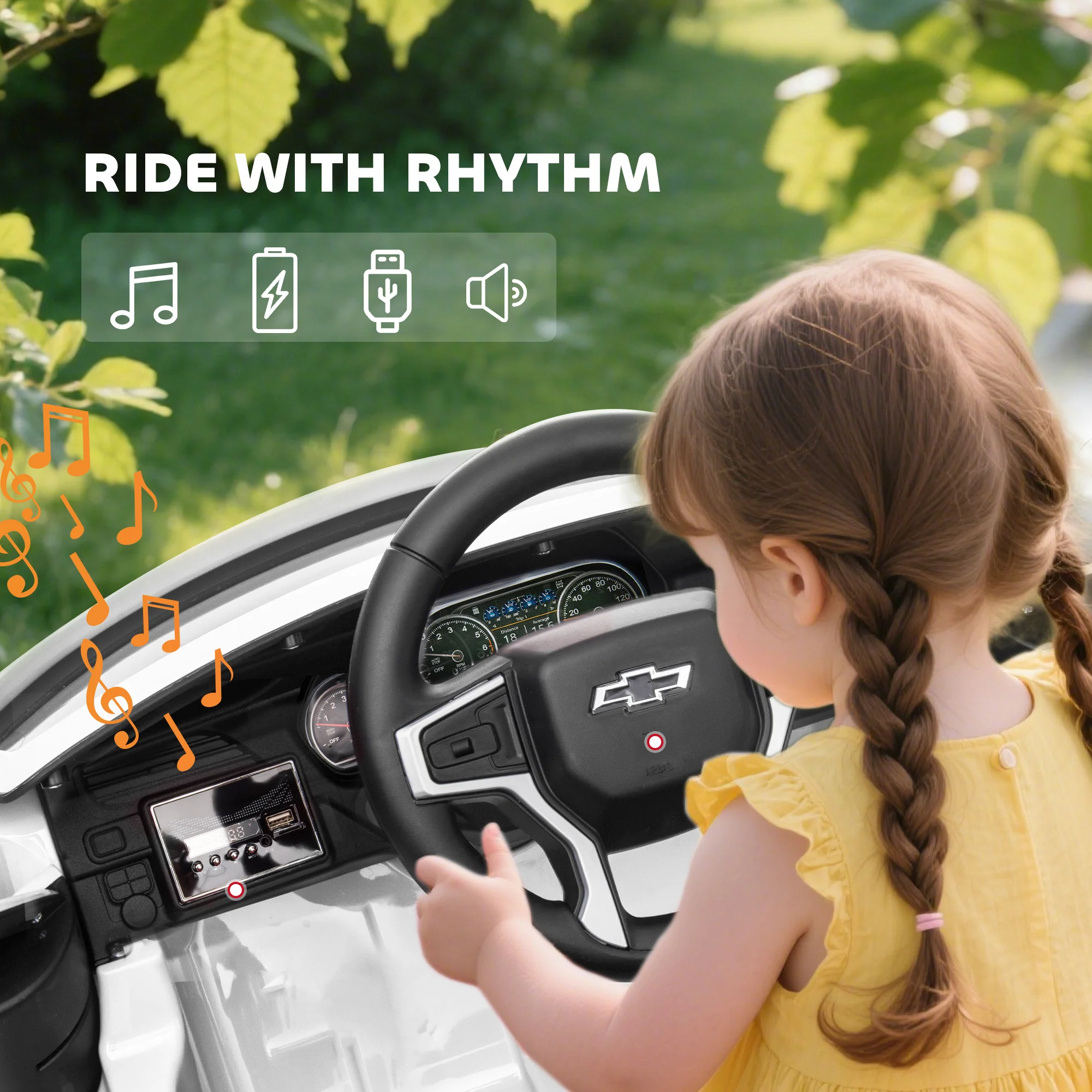Licensed Chevrolet Tahoe Electric Ride-On Car with Remote Control - Image 20