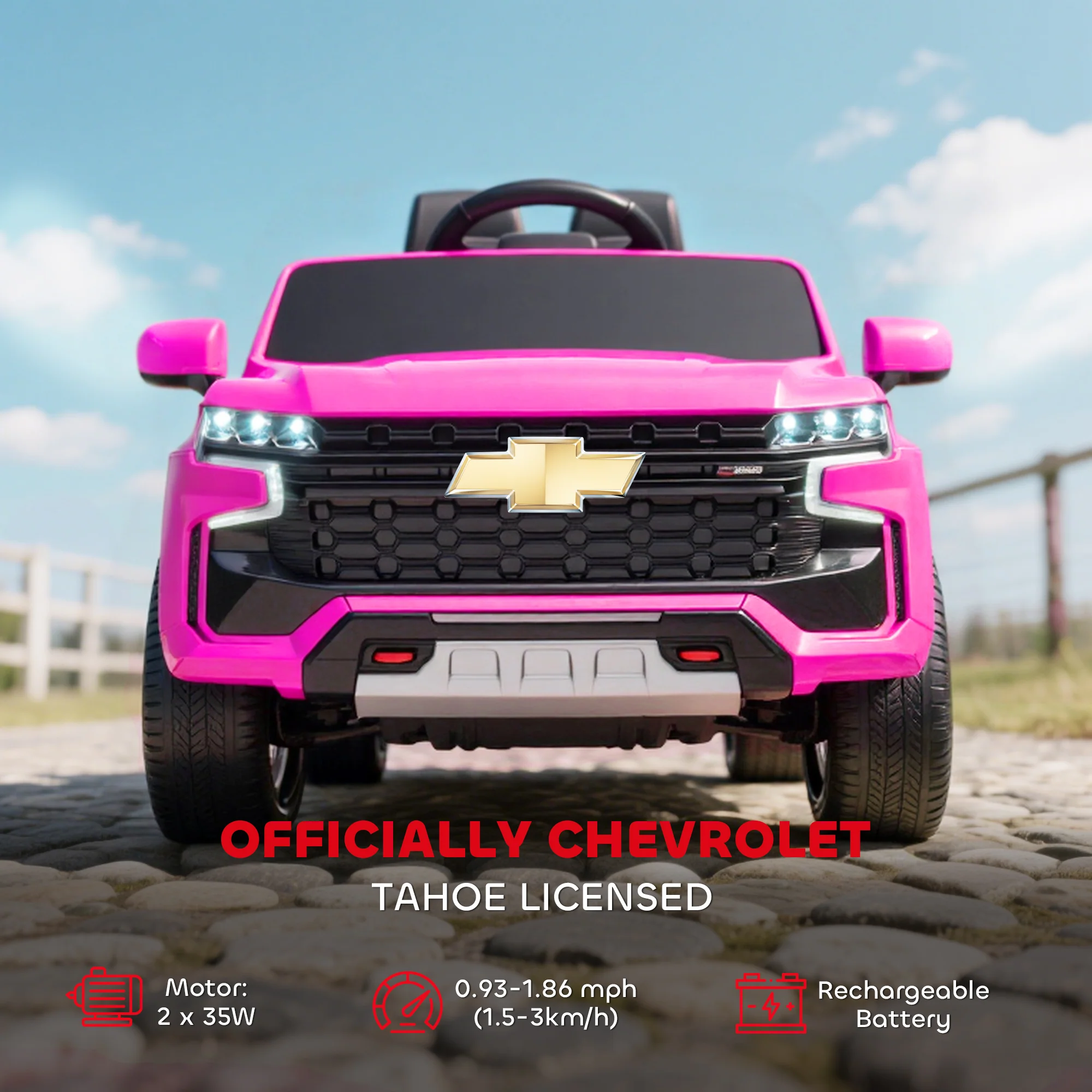 Licensed Chevrolet Tahoe Electric Ride-On Car with Remote Control - Image 28